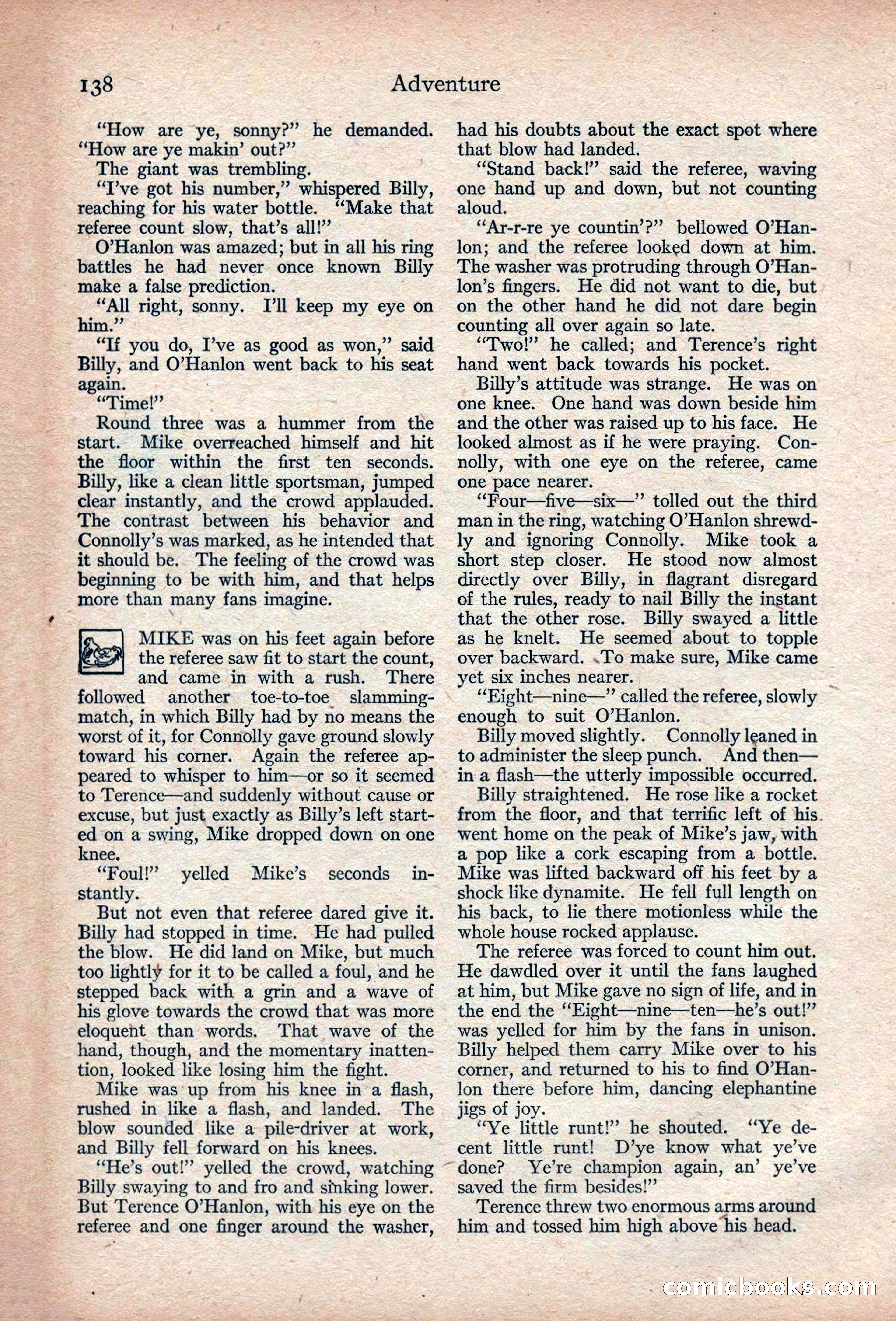 Adventure, November 1915 — page 140 of 228
