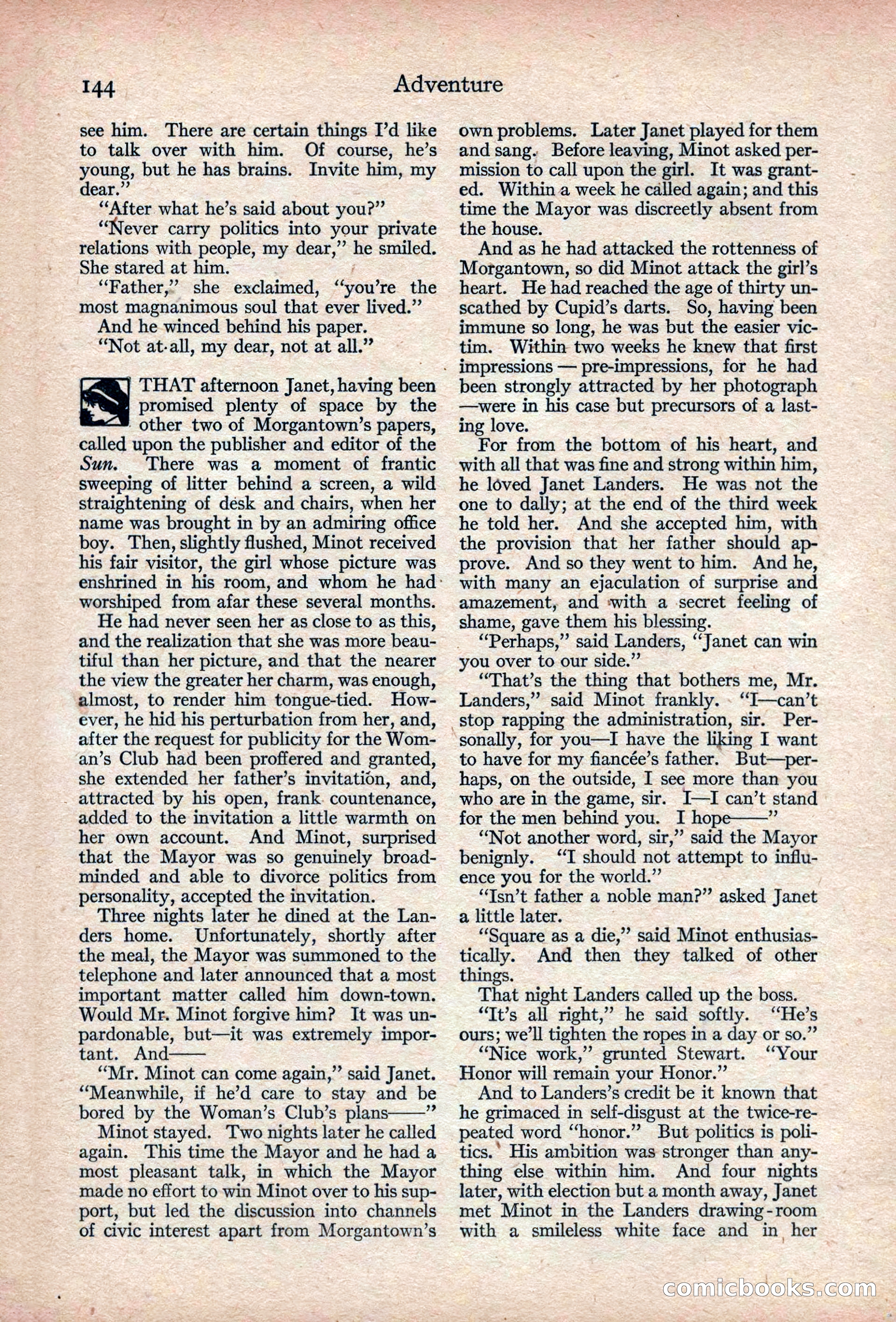 Adventure, November 1915 — page 146 of 228