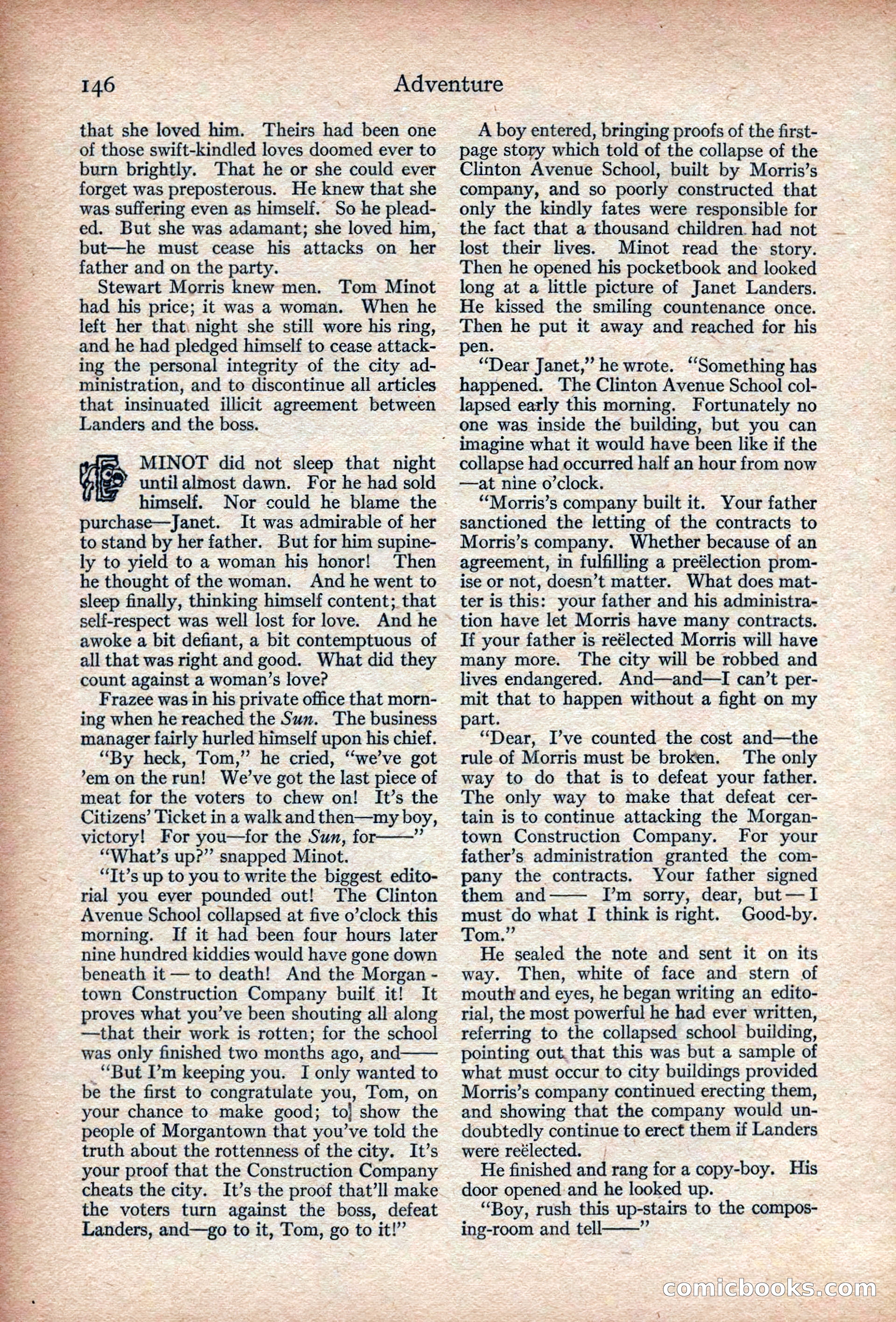 Adventure, November 1915 — page 148 of 228