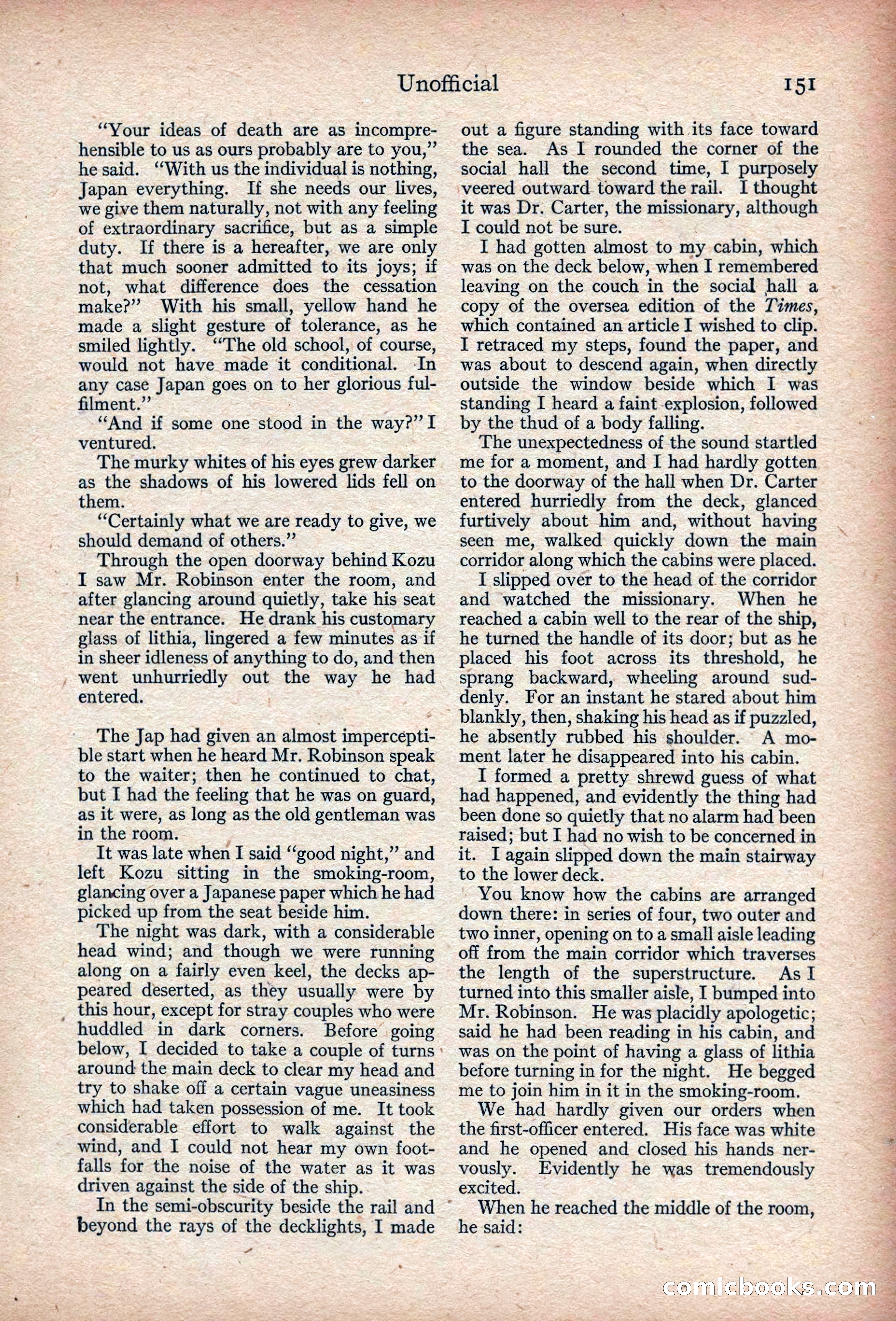 Adventure, November 1915 — page 153 of 228