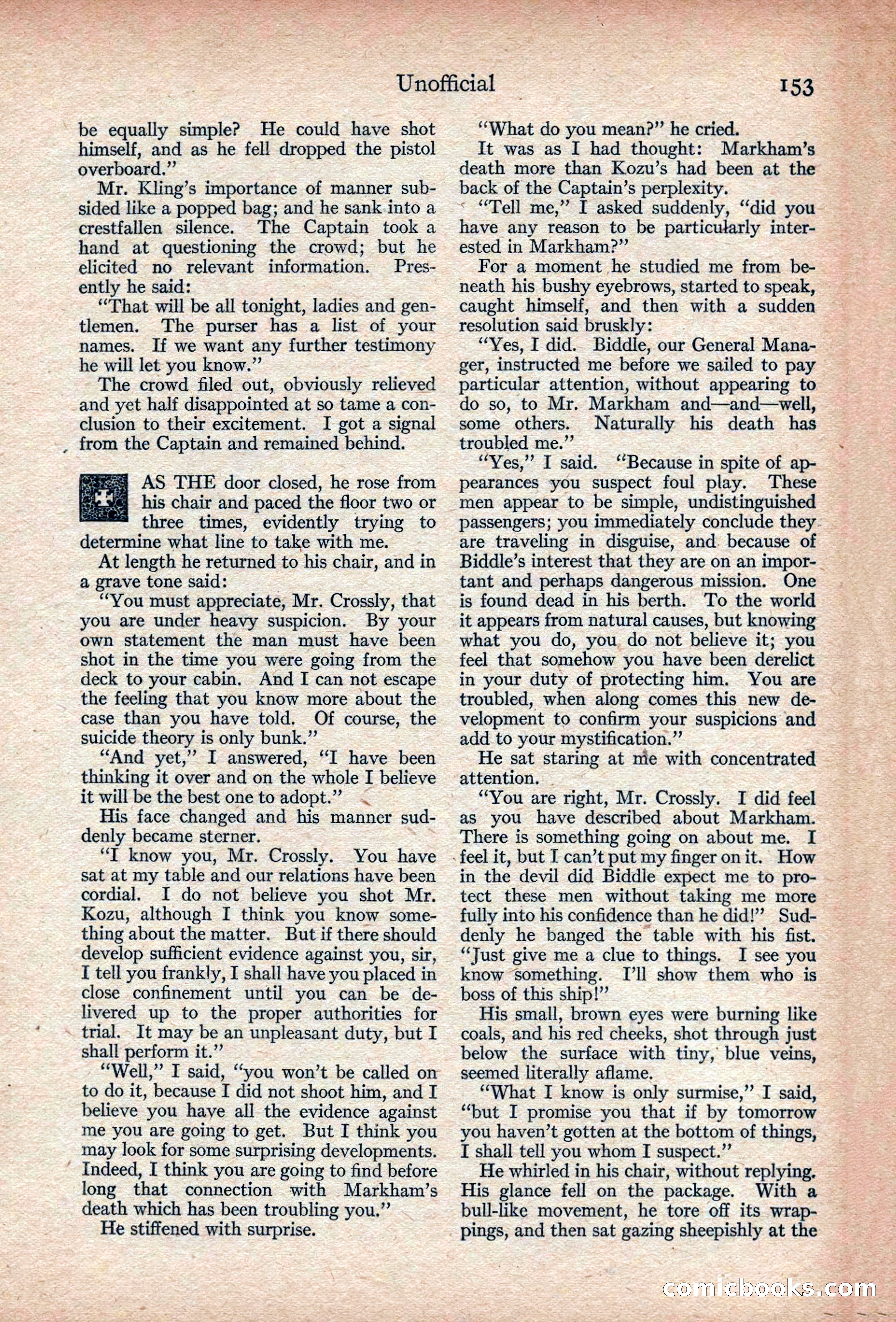 Adventure, November 1915 — page 155 of 228