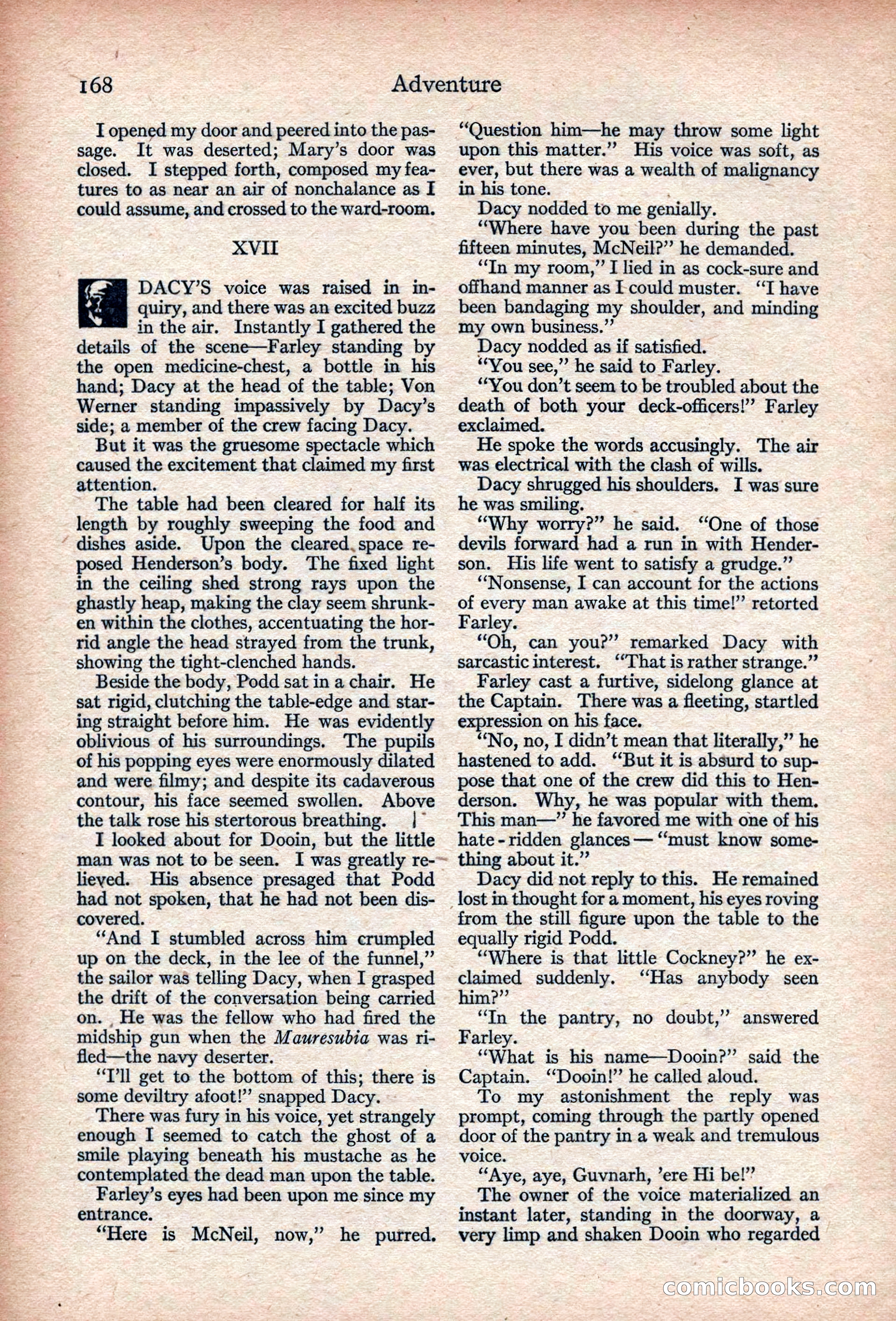 Adventure, November 1915 — page 170 of 228