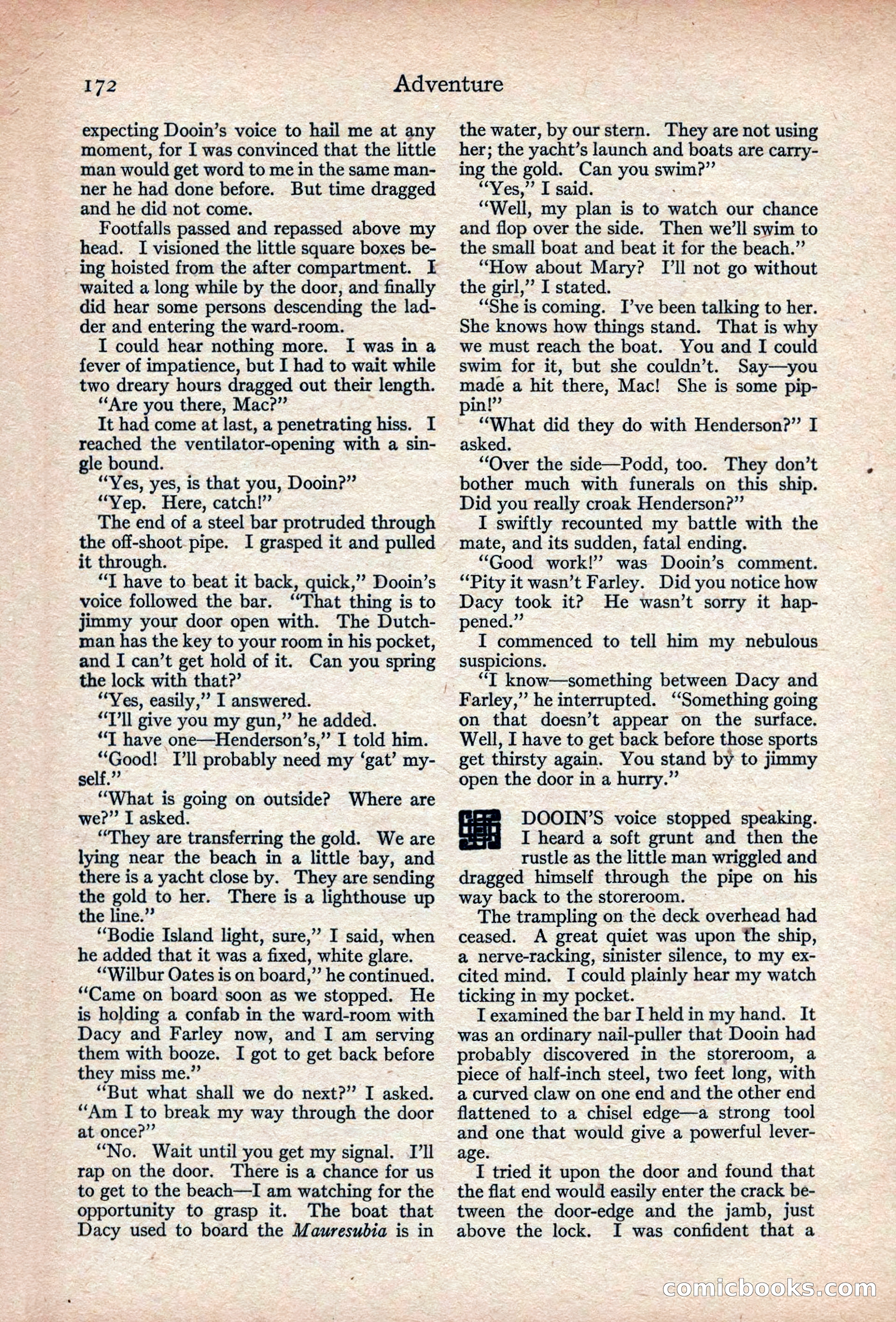 Adventure, November 1915 — page 174 of 228