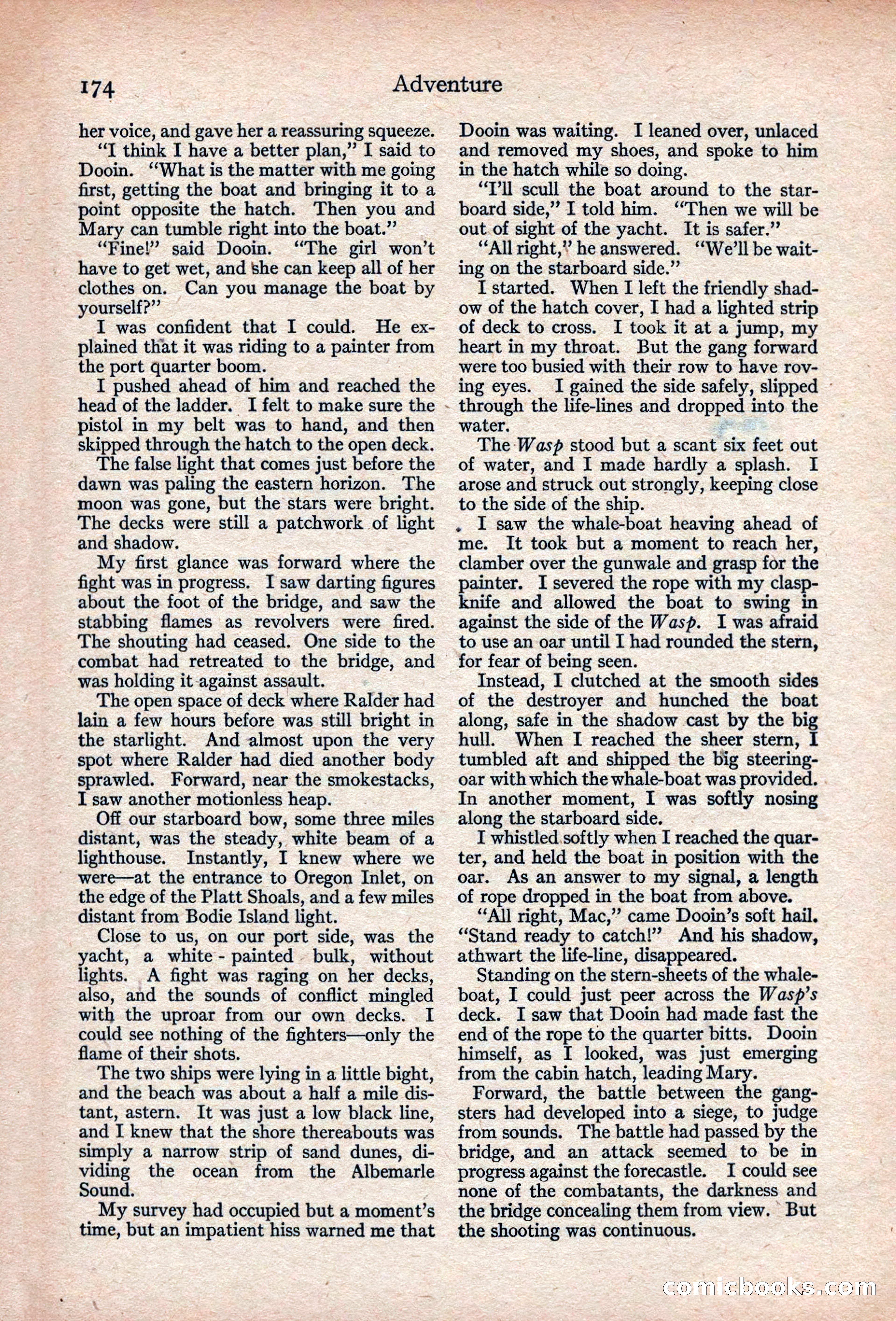 Adventure, November 1915 — page 176 of 228