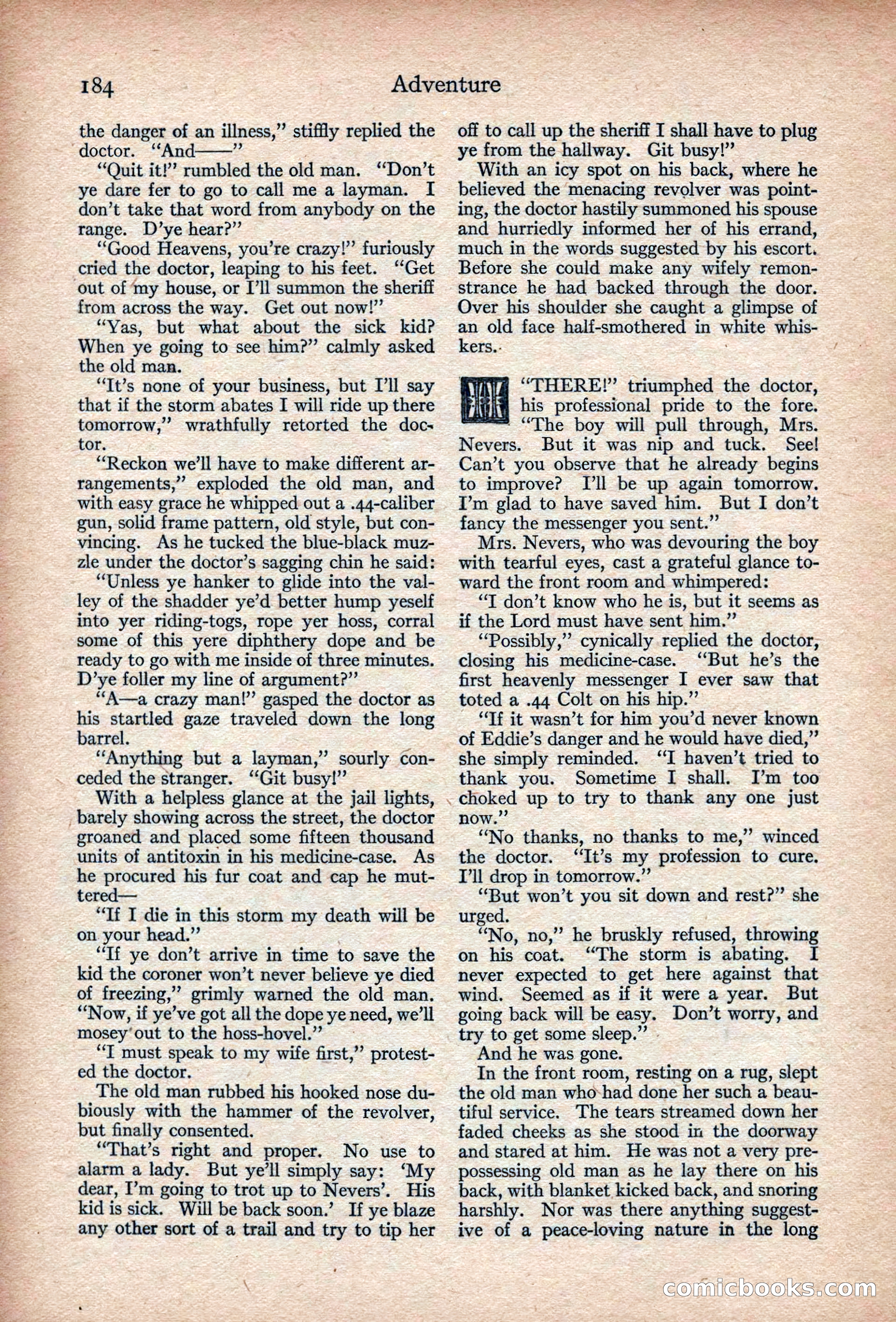 Adventure, November 1915 — page 186 of 228