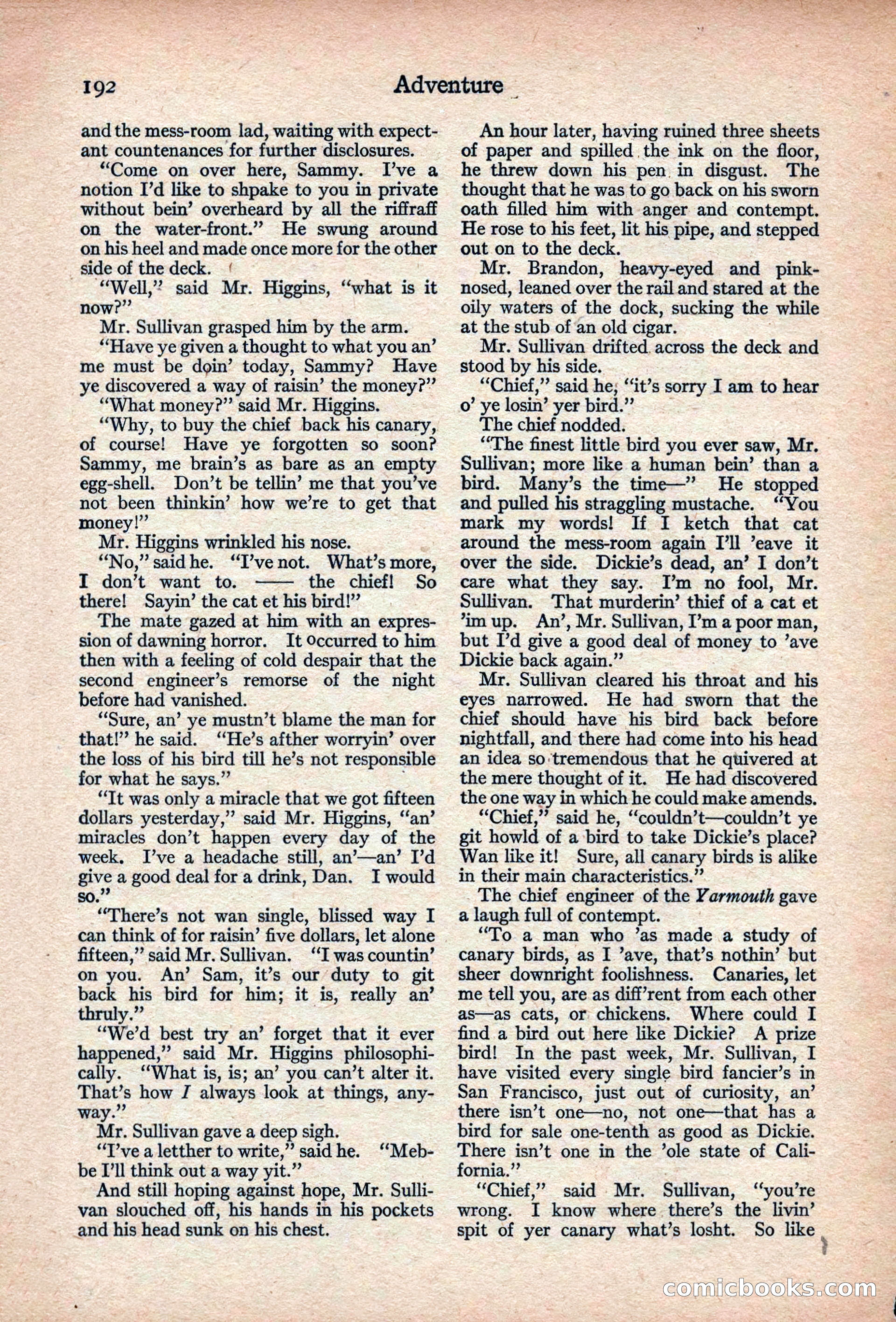 Adventure, November 1915 — page 194 of 228