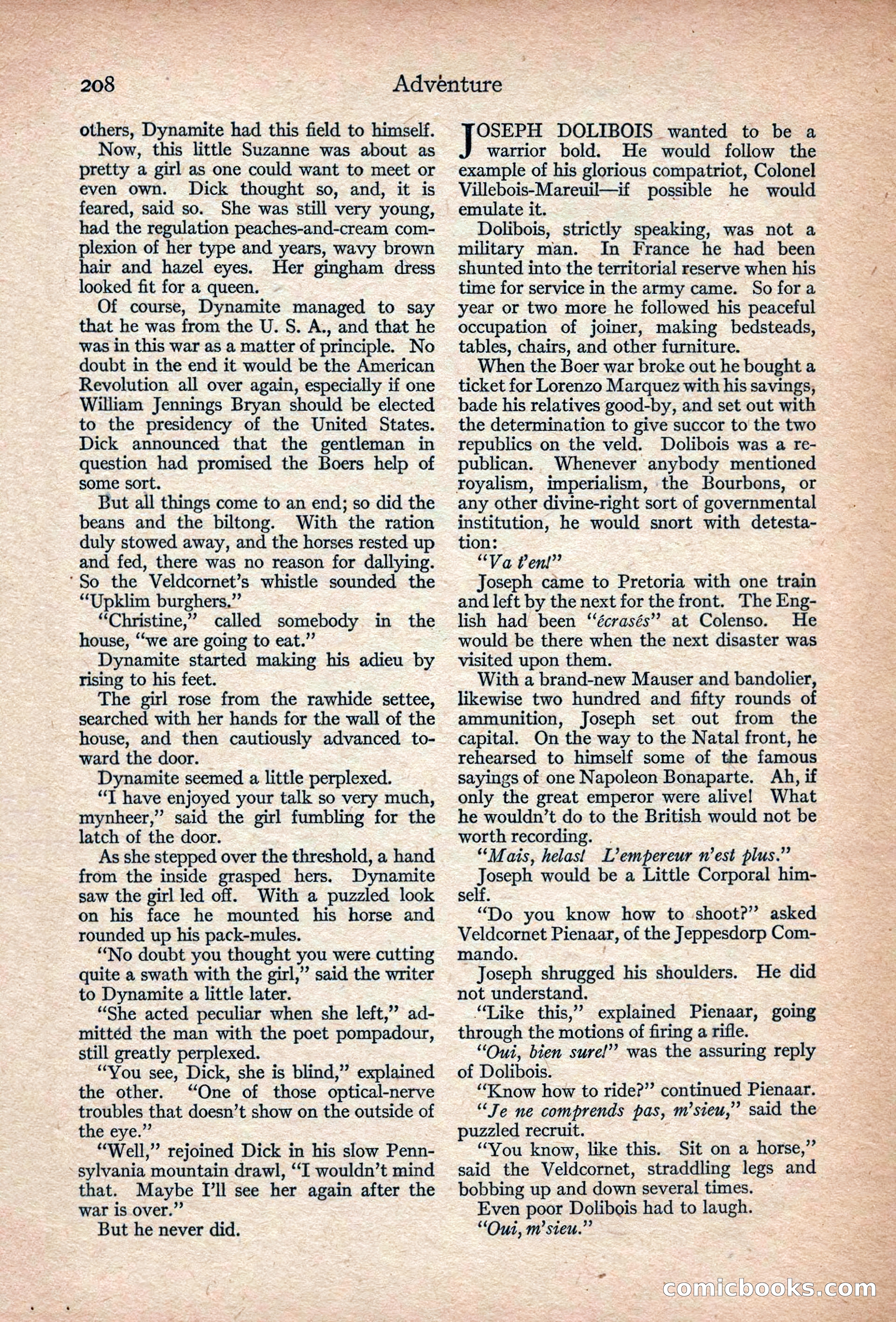 Adventure, November 1915 — page 210 of 228