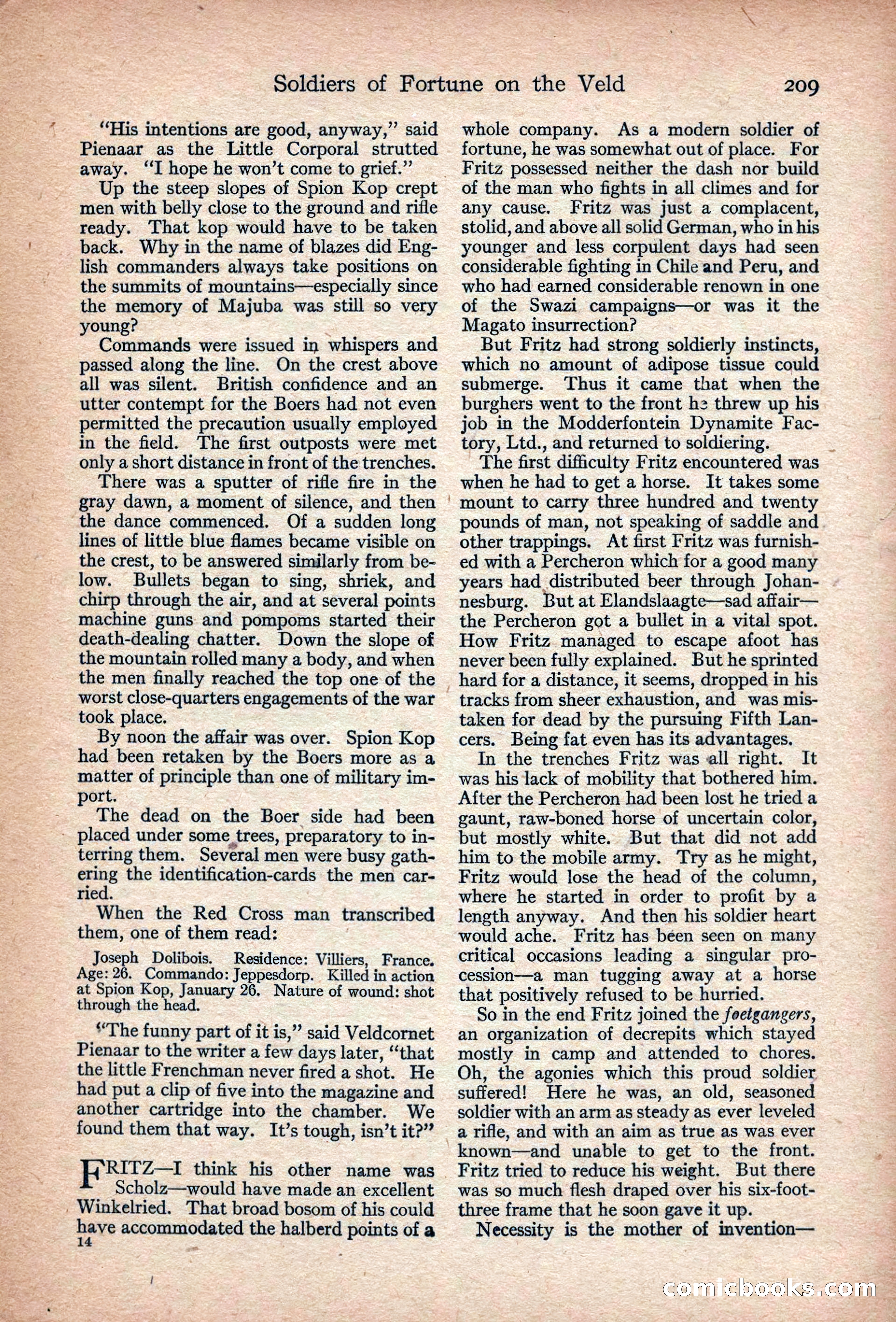 Adventure, November 1915 — page 211 of 228