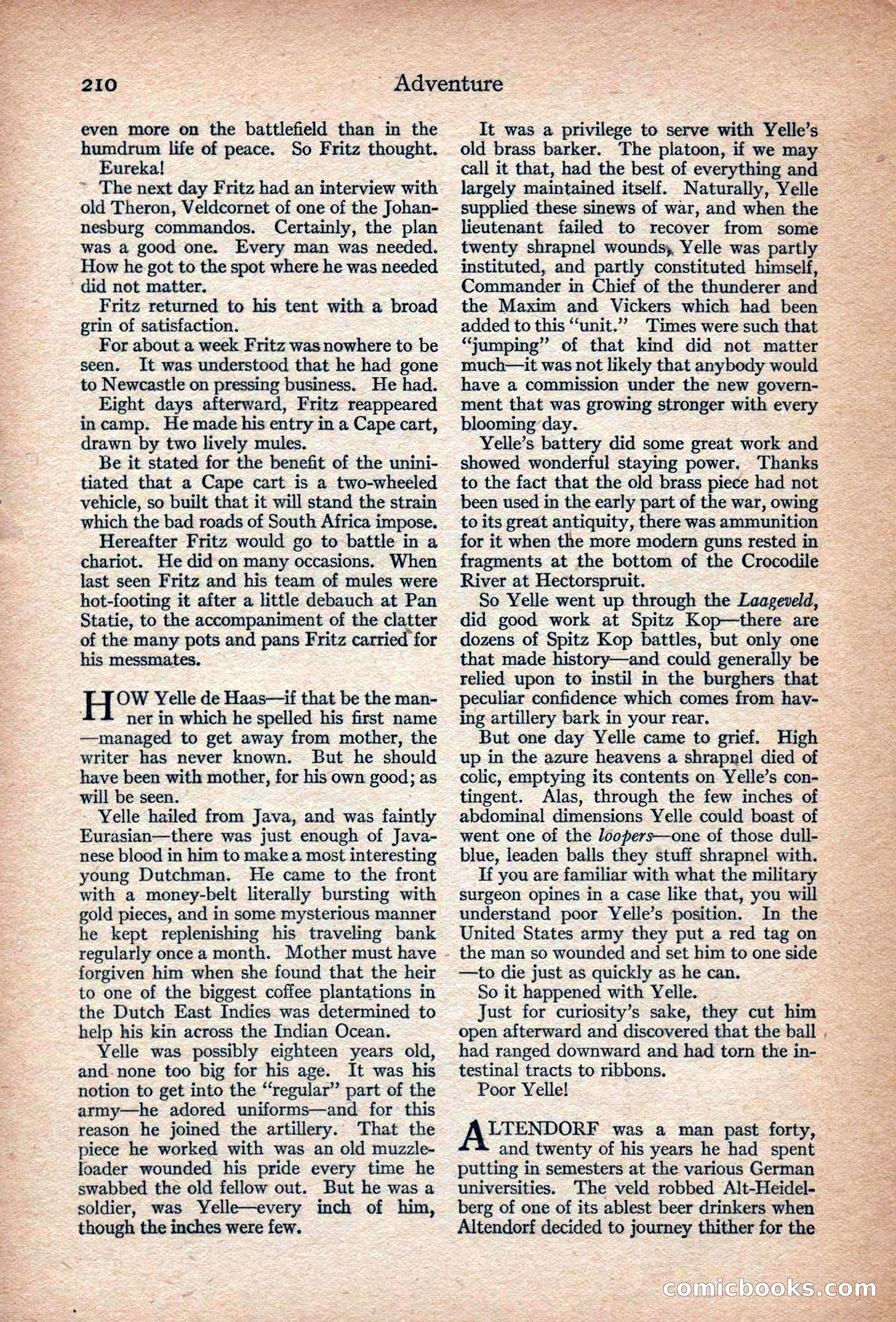 Adventure, November 1915 — page 212 of 228