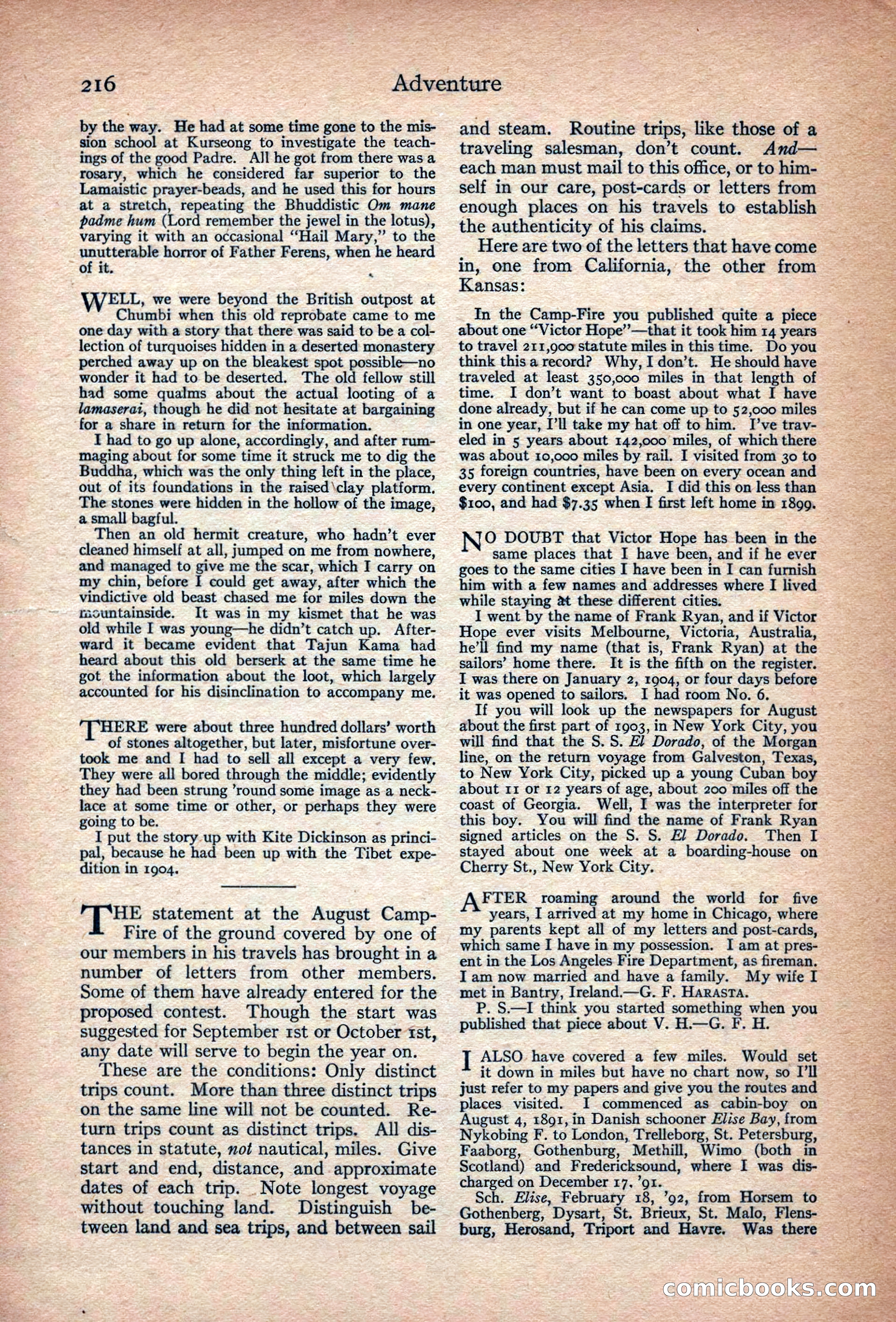Adventure, November 1915 — page 218 of 228