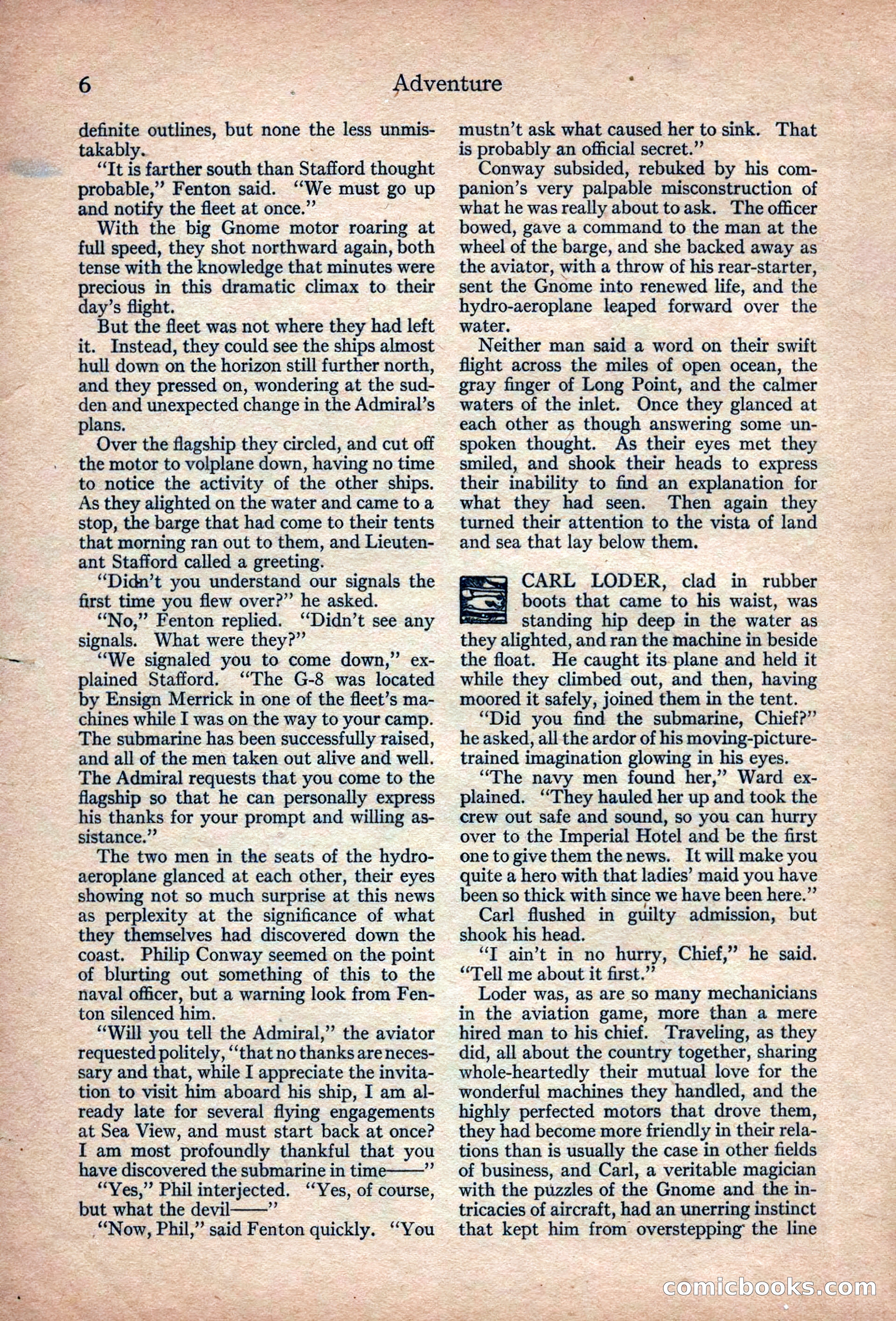 Adventure Magazine, March 1916 — page 8 of 228