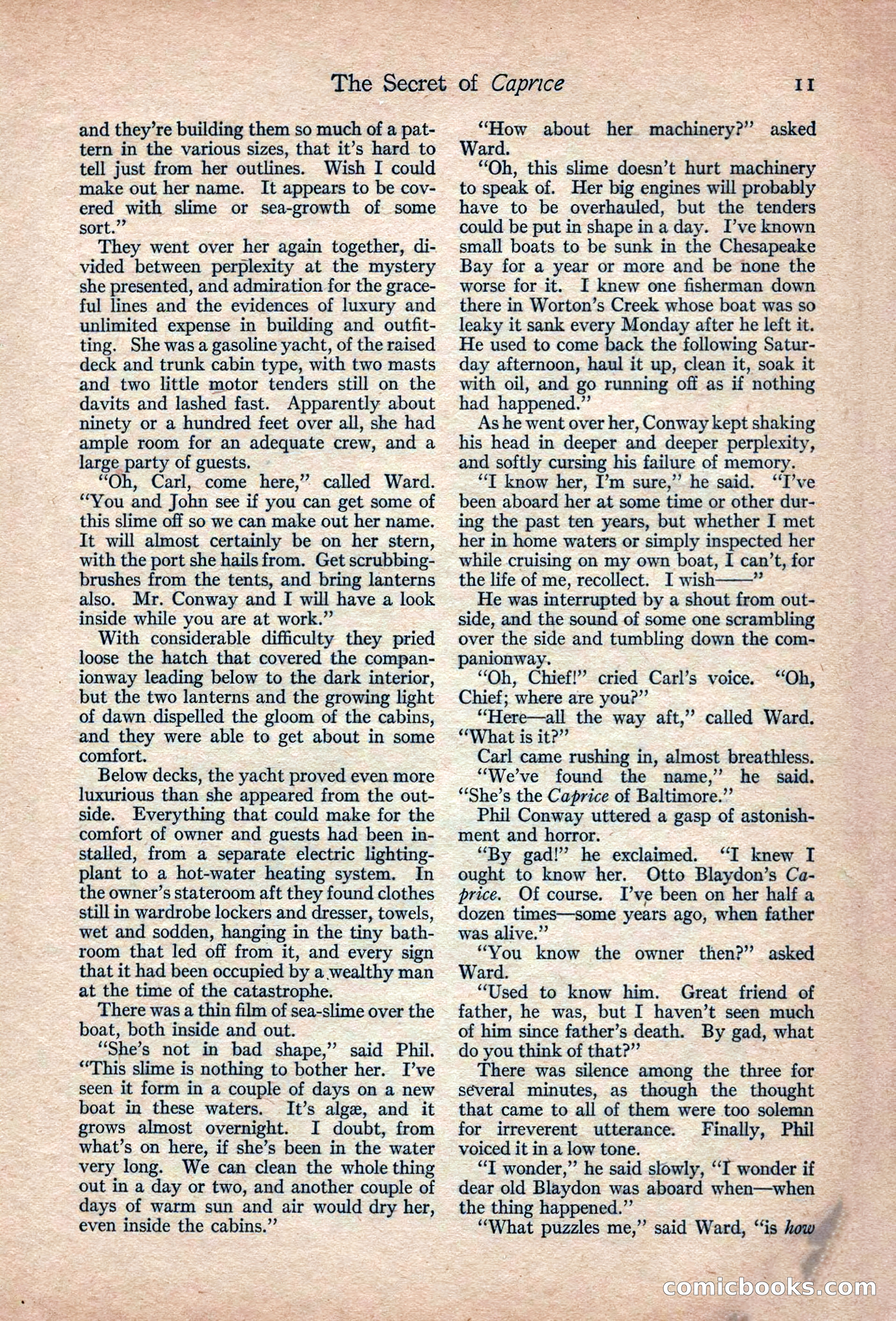 Adventure Magazine, March 1916 — page 13 of 228