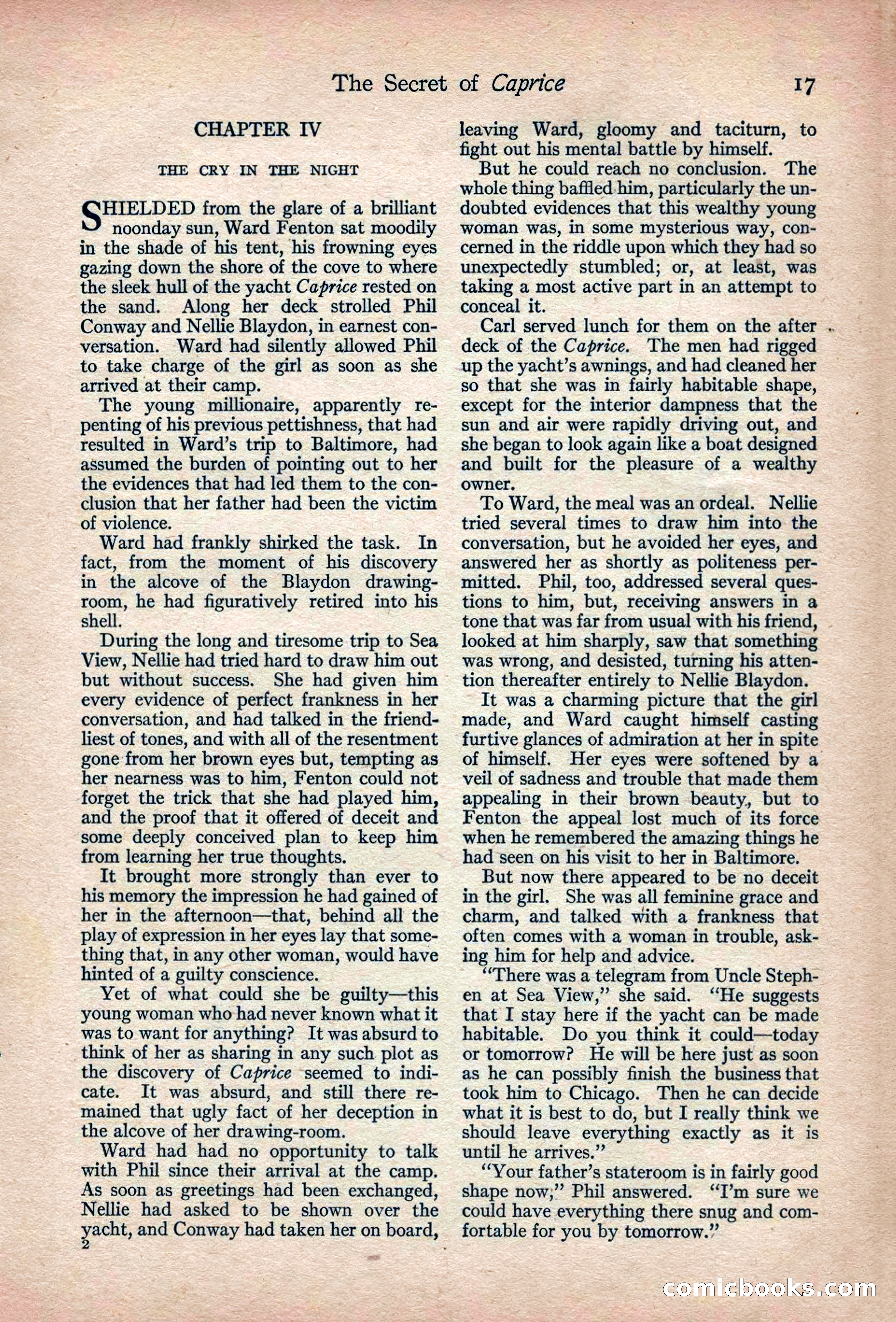 Adventure Magazine, March 1916 — page 19 of 228