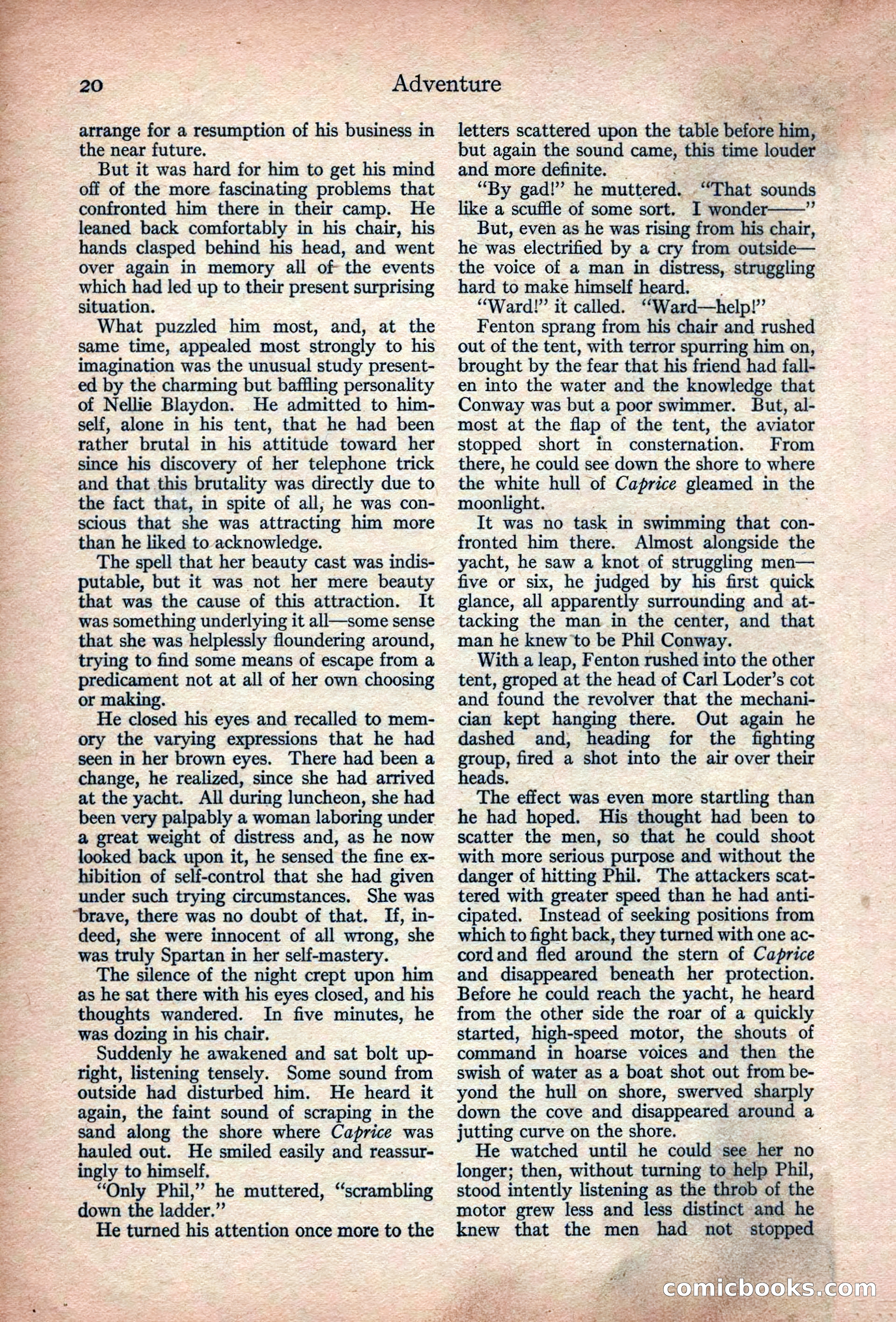 Adventure Magazine, March 1916 — page 22 of 228