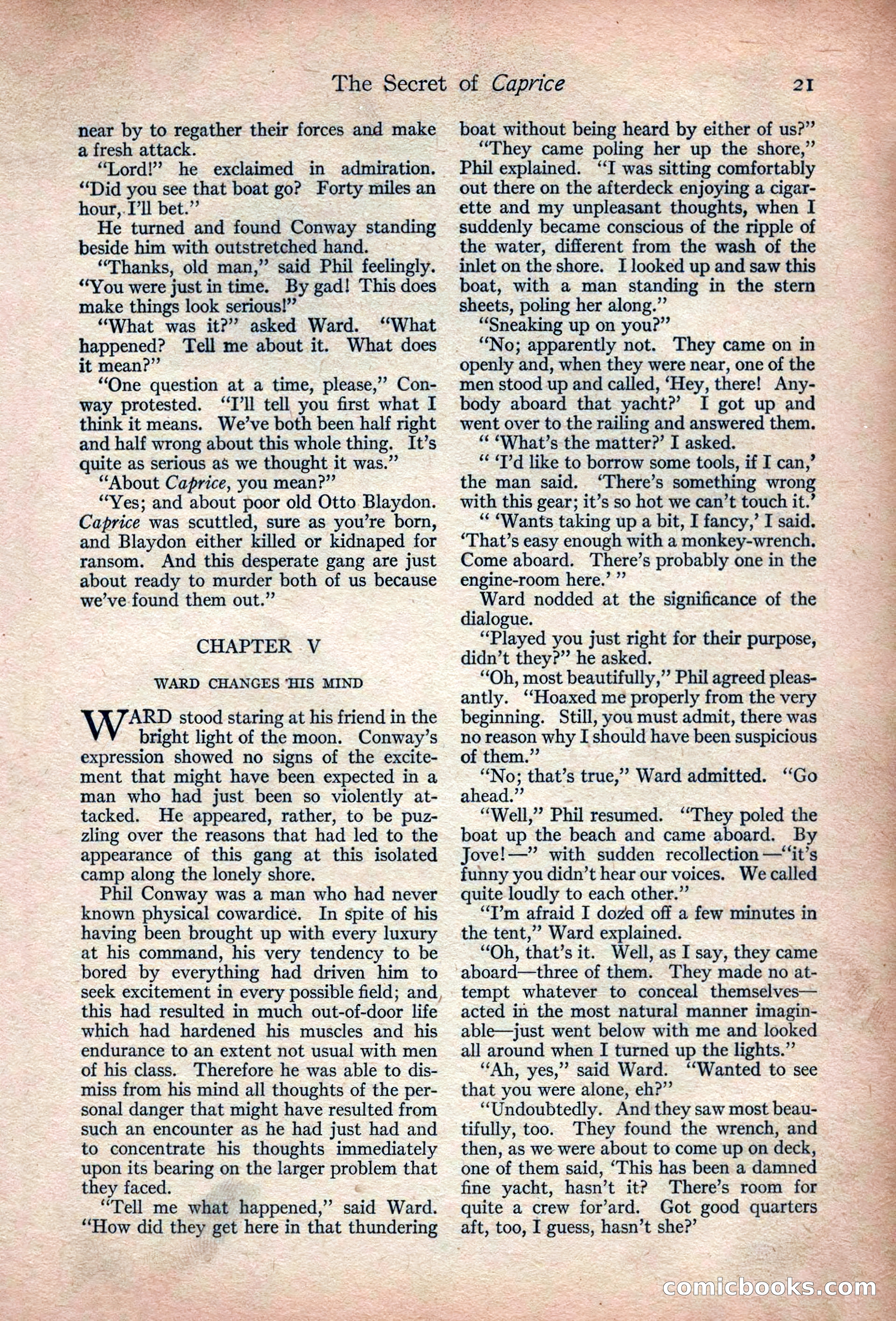Adventure Magazine, March 1916 — page 23 of 228