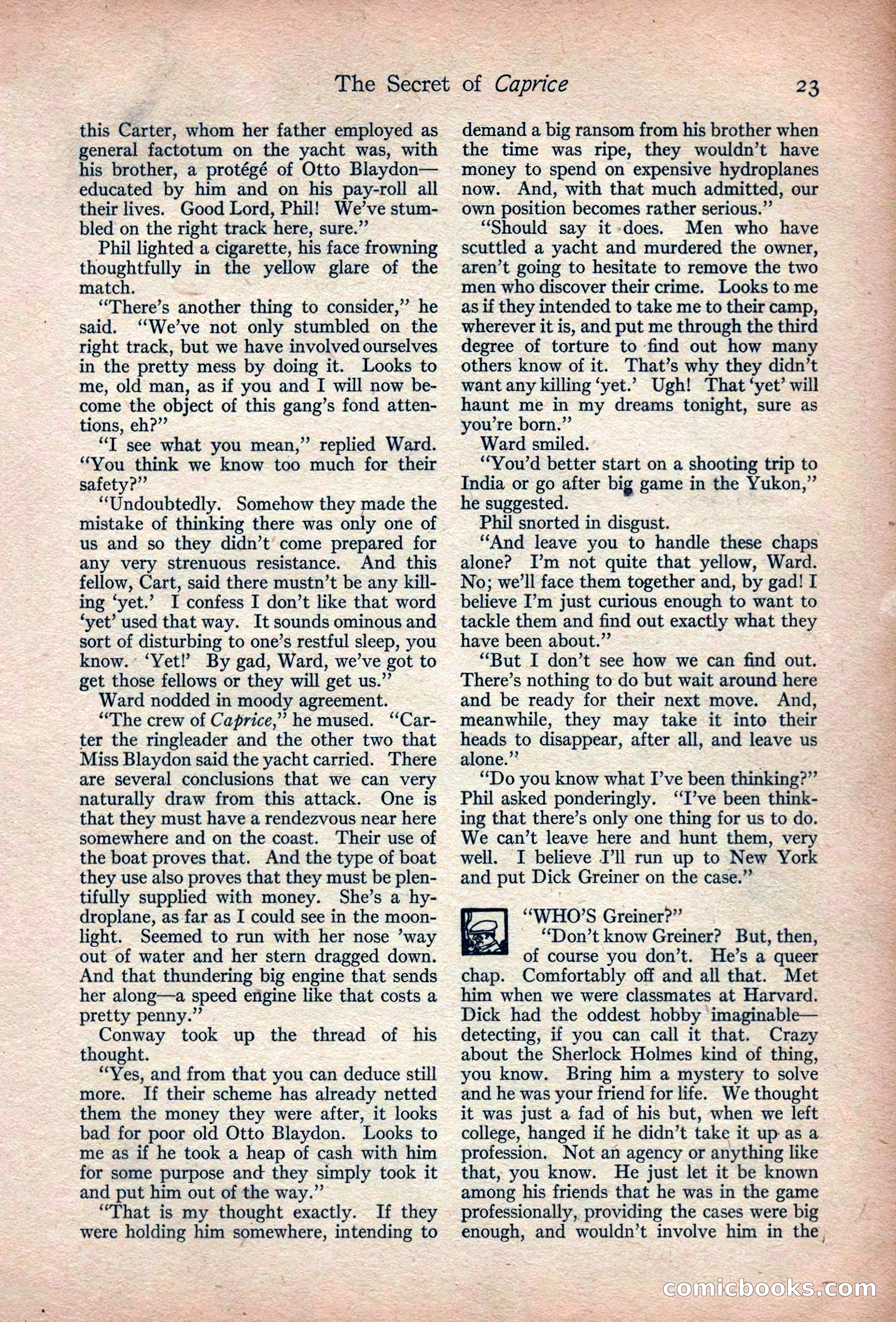 Adventure Magazine, March 1916 — page 25 of 228