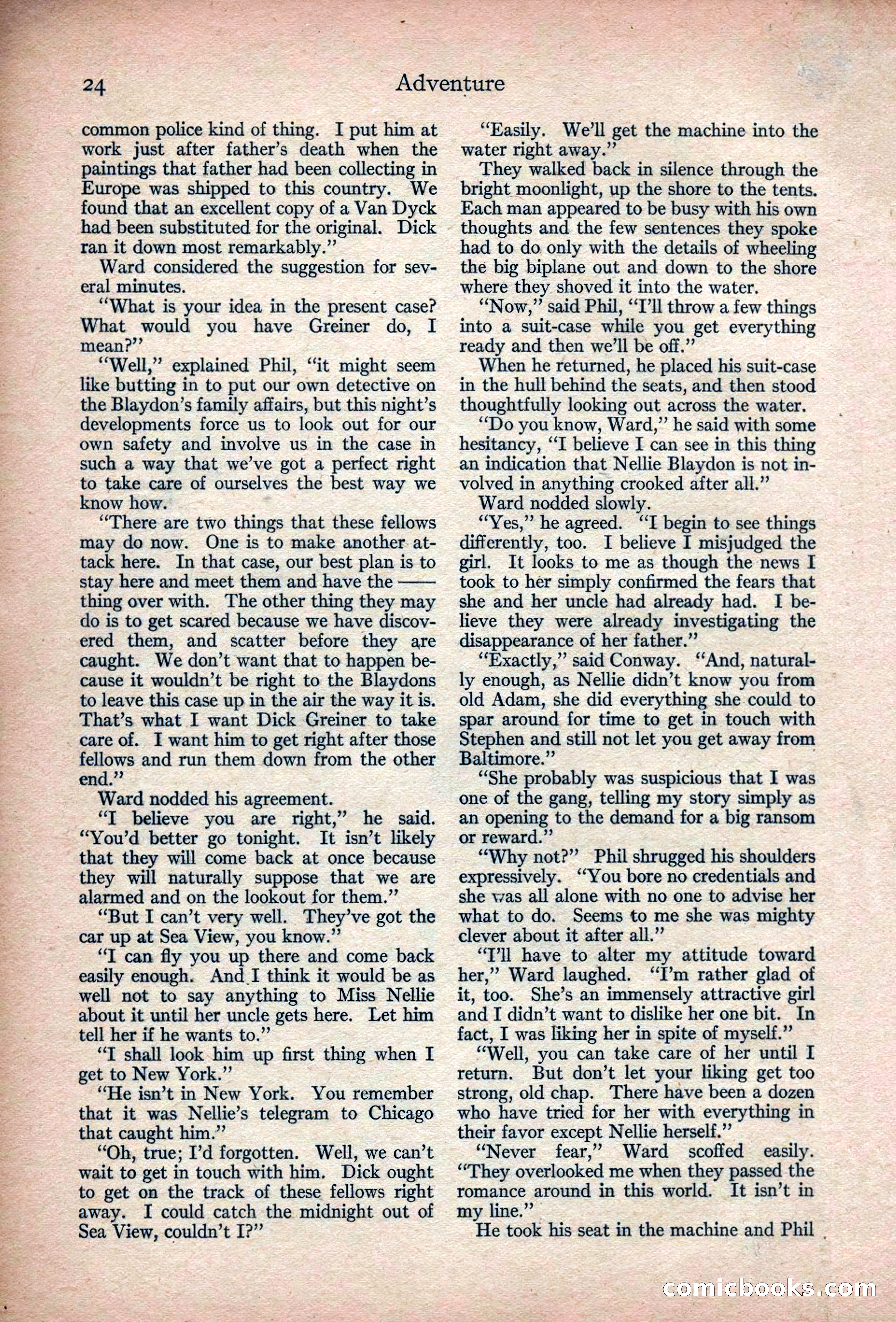 Adventure Magazine, March 1916 — page 26 of 228