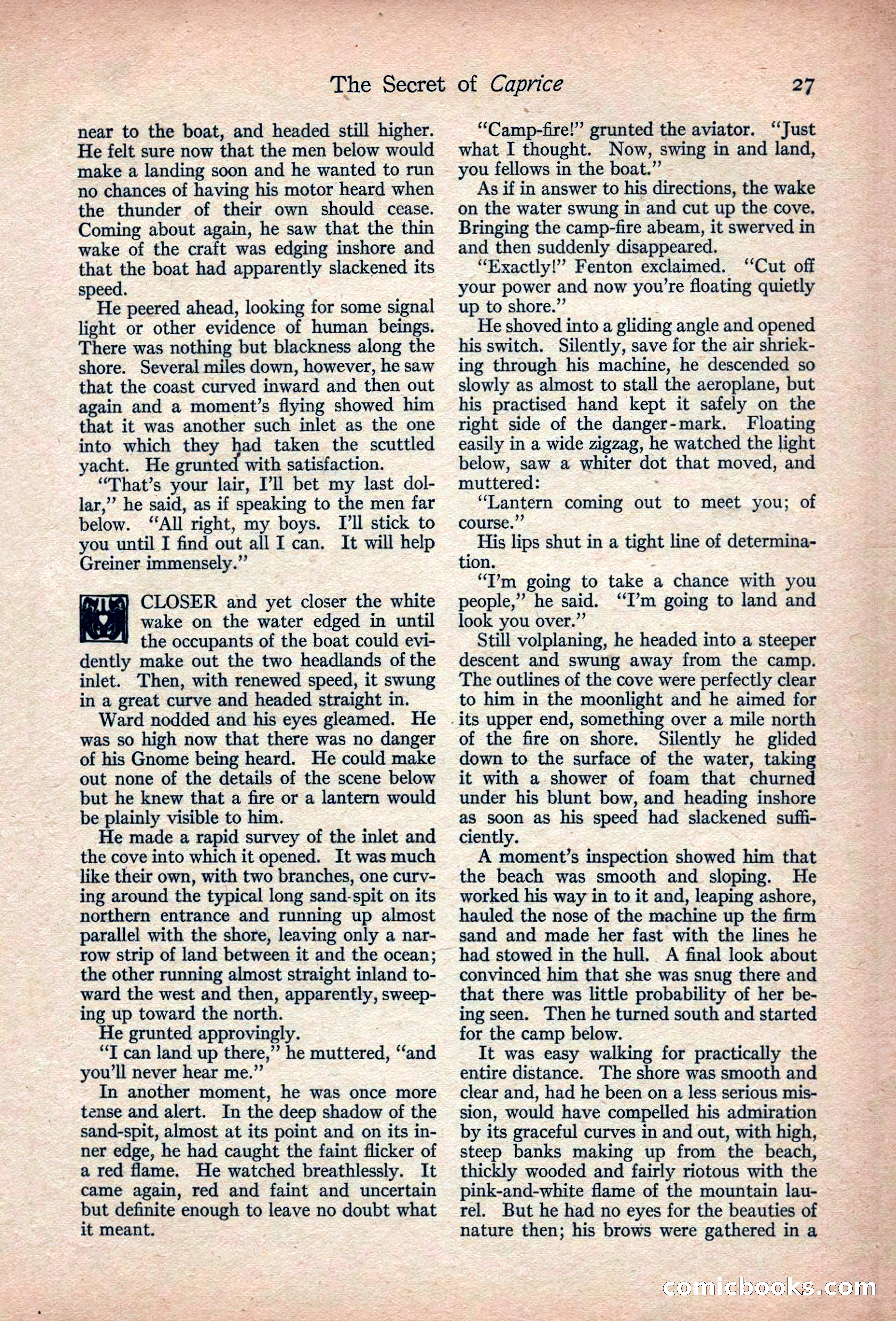 Adventure Magazine, March 1916 — page 29 of 228