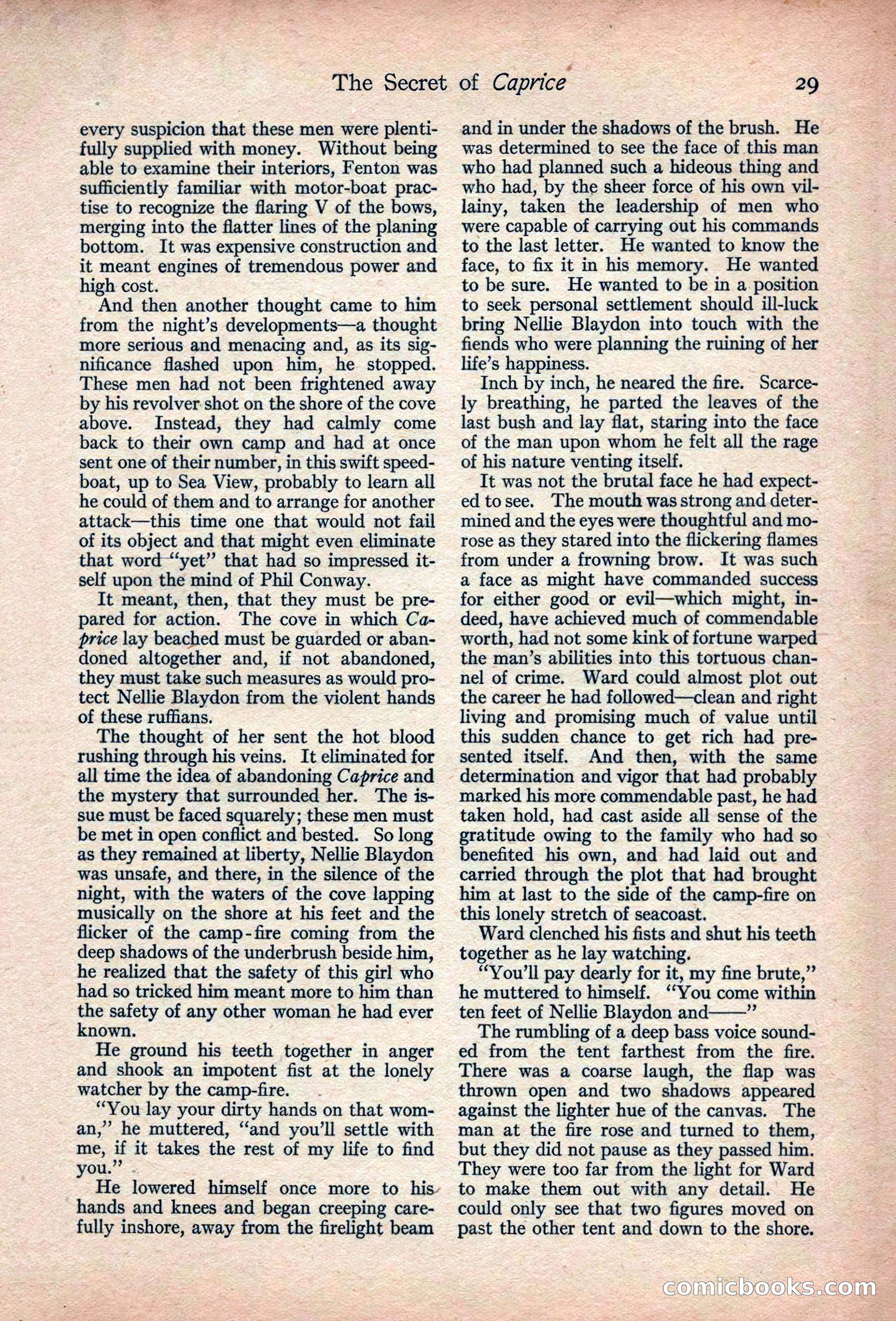 Adventure Magazine, March 1916 — page 31 of 228