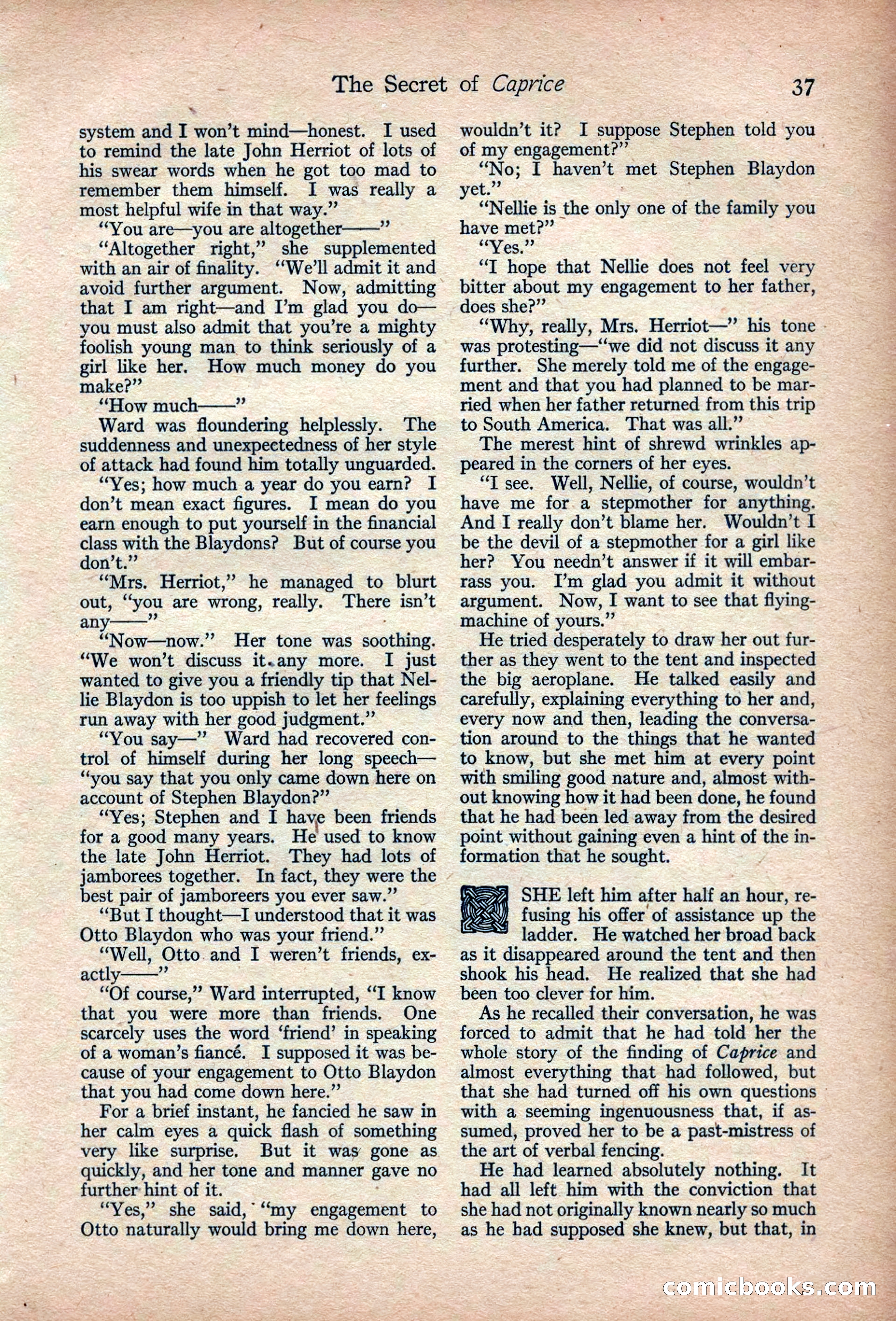 Adventure Magazine, March 1916 — page 39 of 228