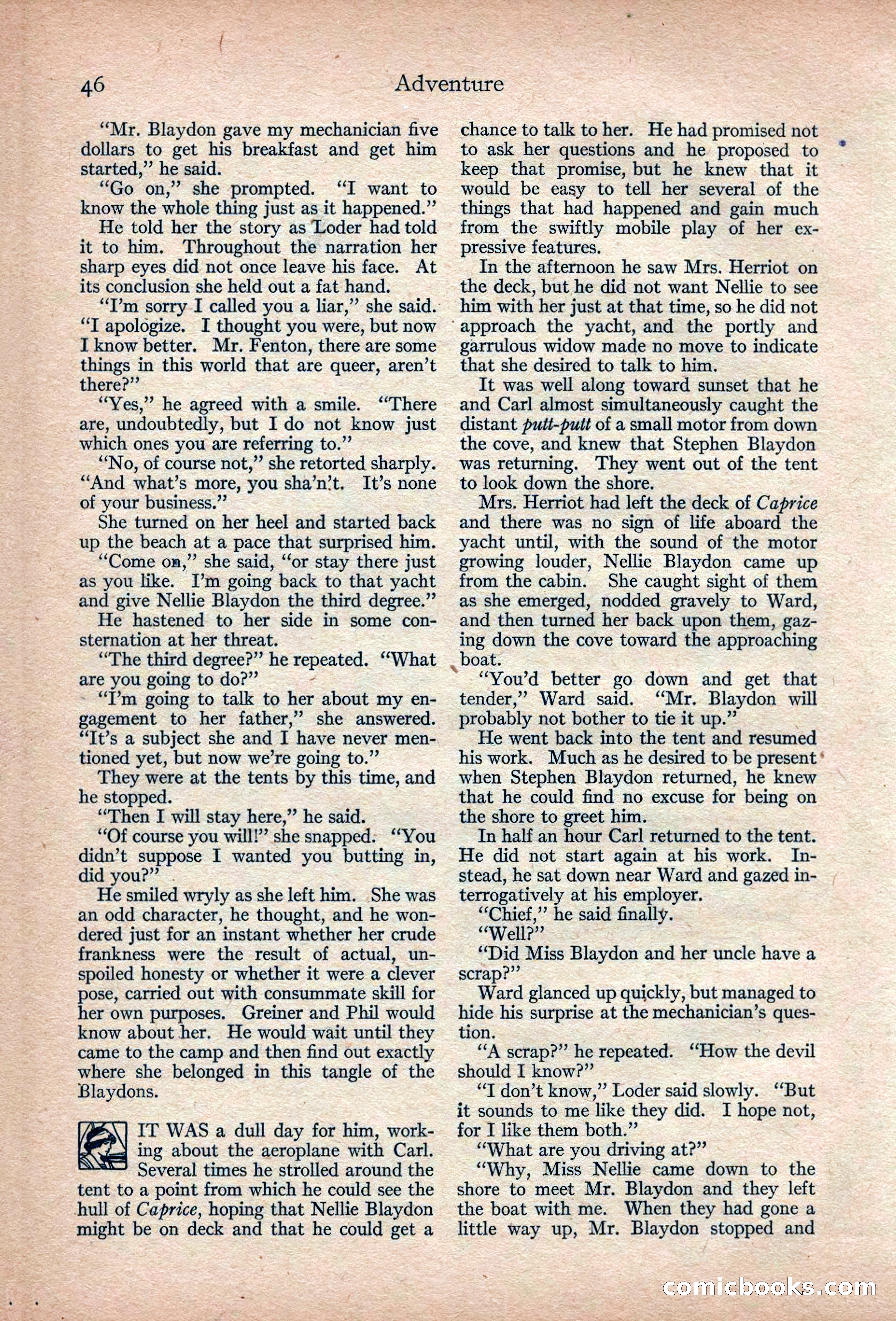 Adventure Magazine, March 1916 — page 48 of 228