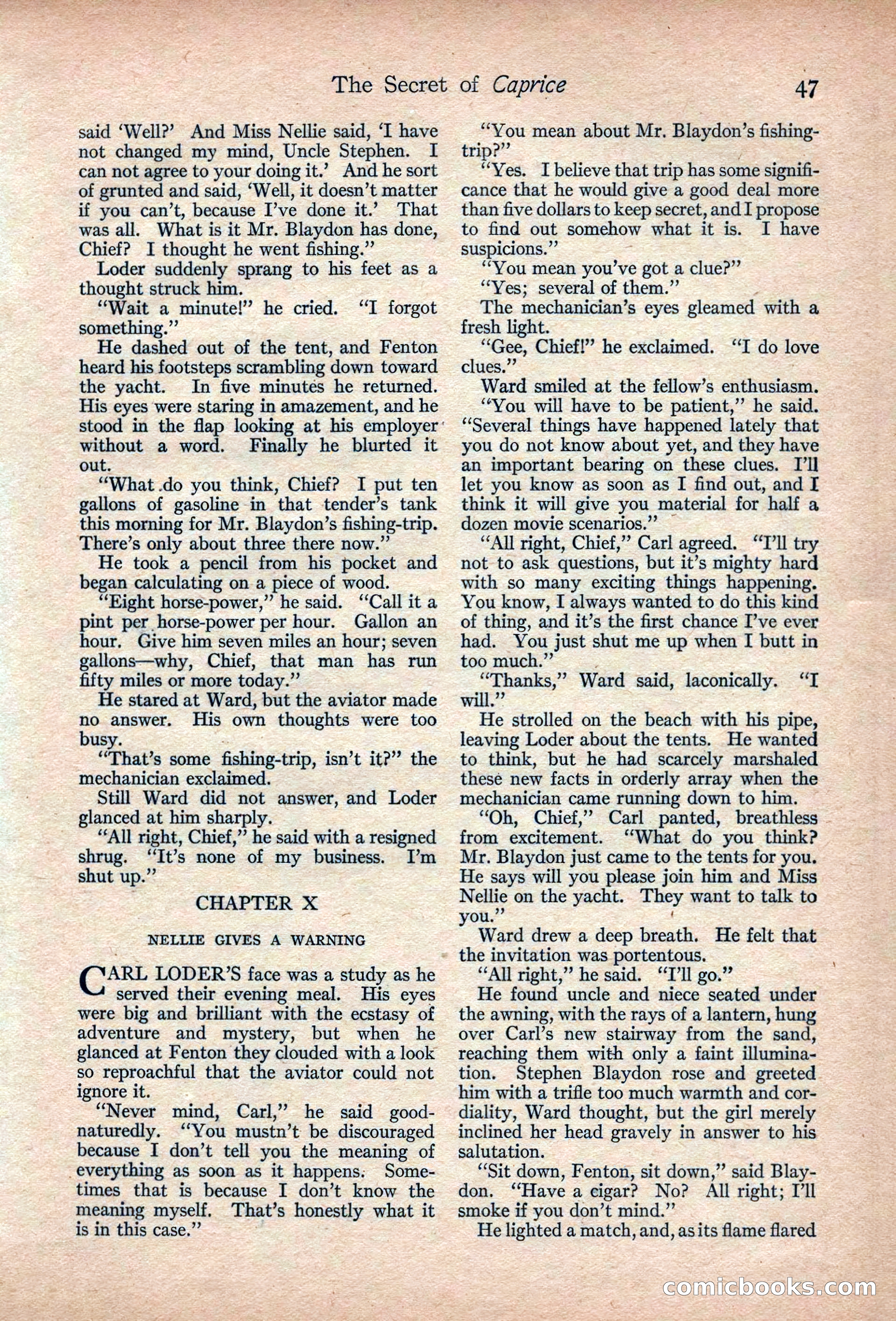 Adventure Magazine, March 1916 — page 49 of 228