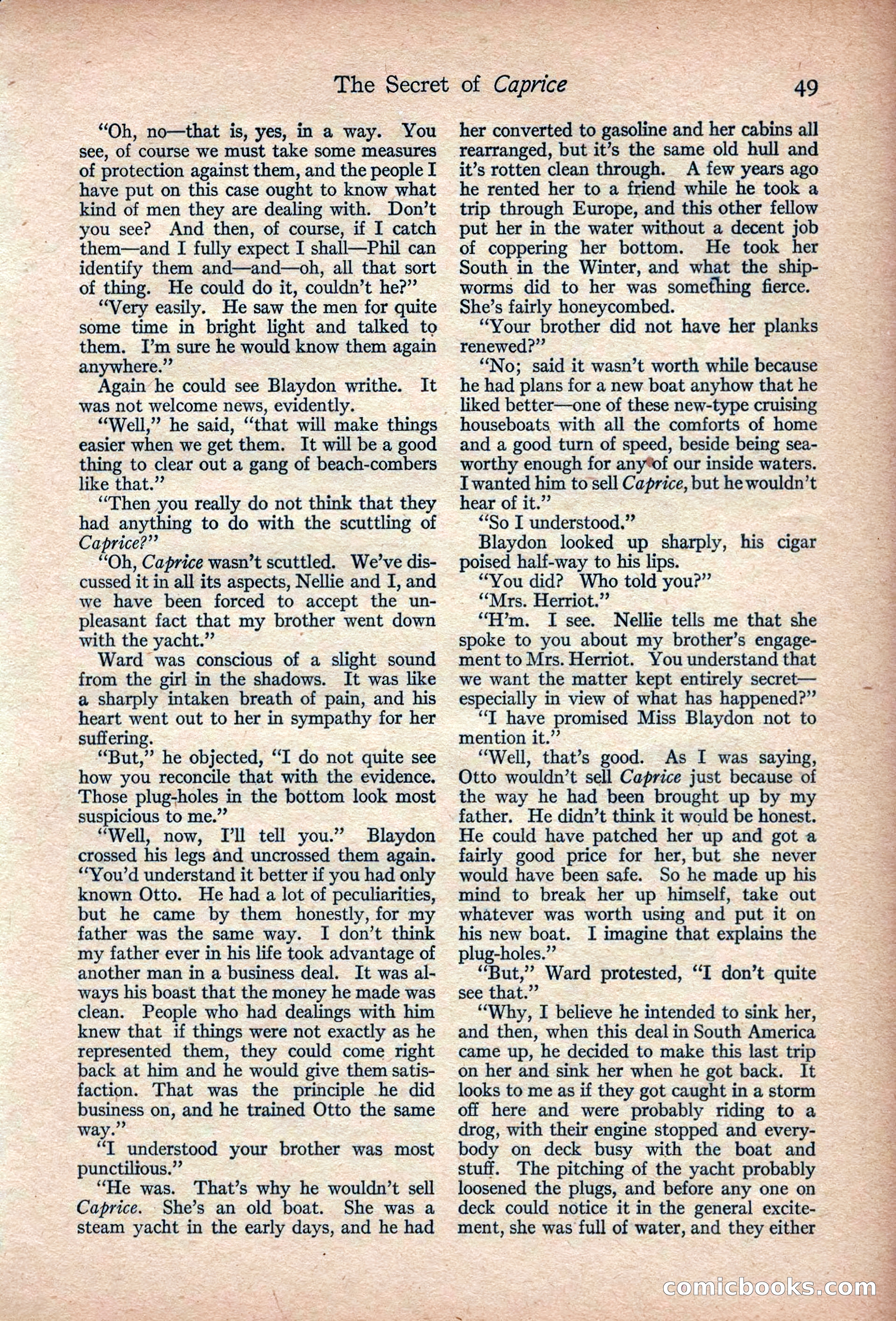 Adventure Magazine, March 1916 — page 51 of 228