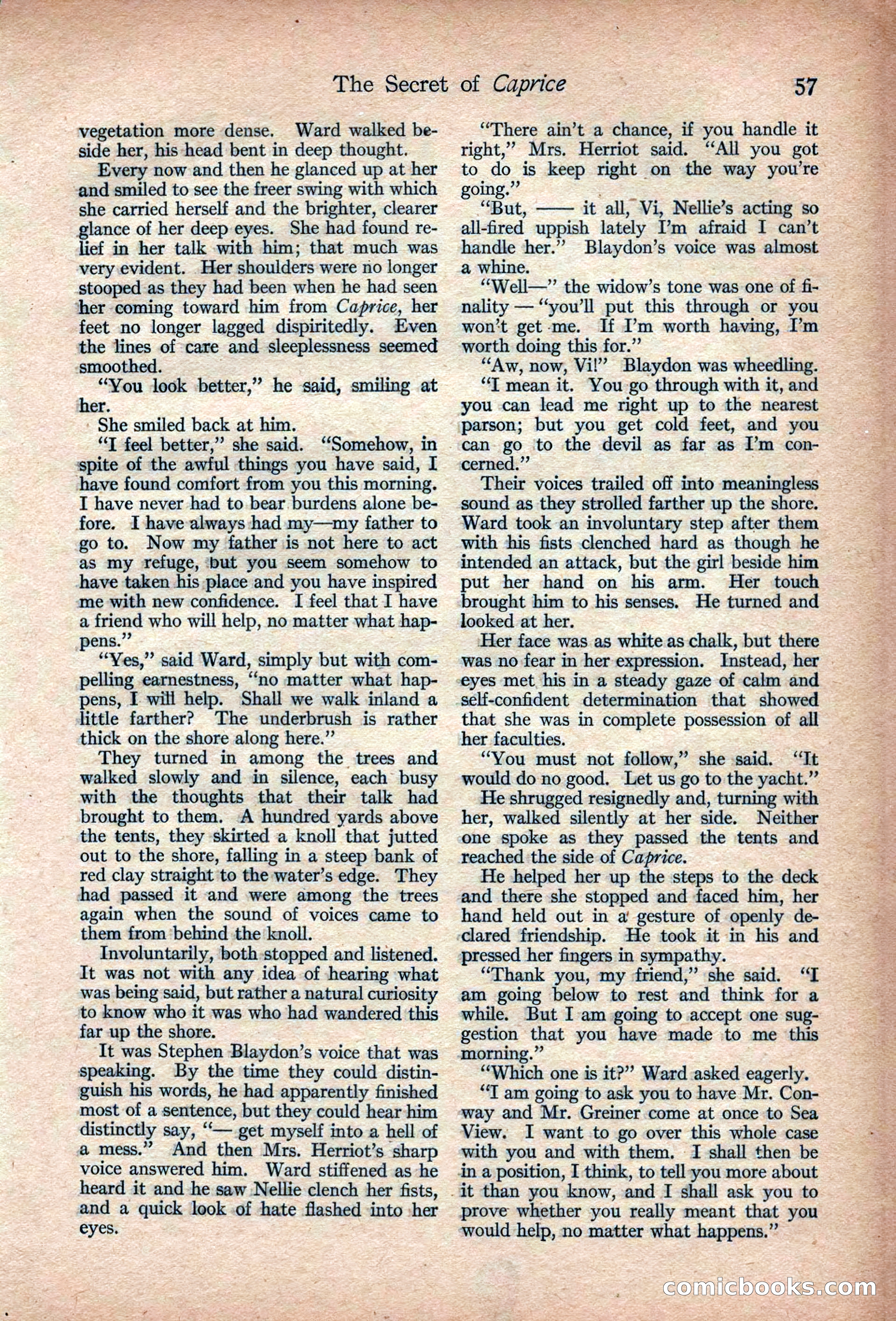 Adventure Magazine, March 1916 — page 59 of 228