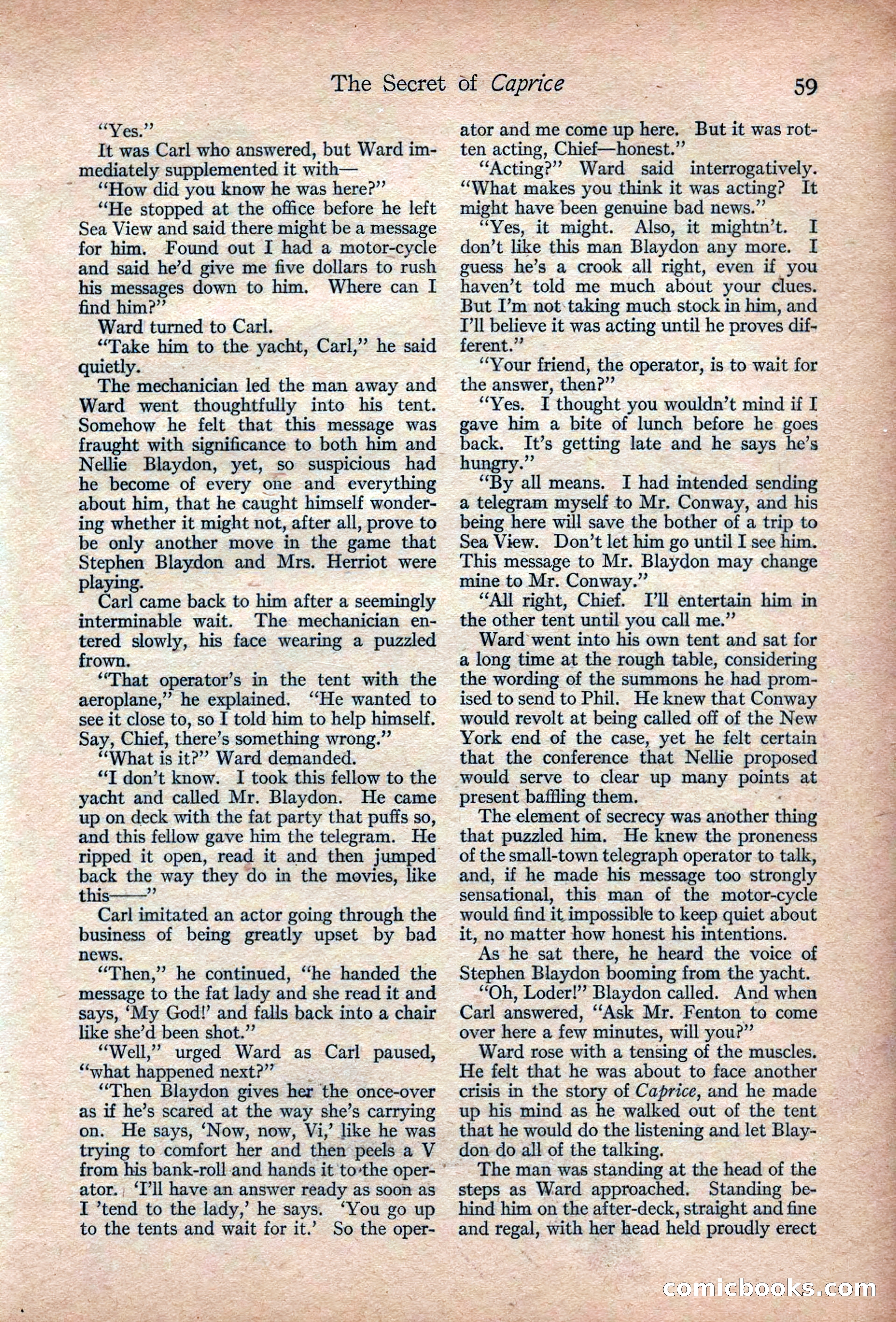 Adventure Magazine, March 1916 — page 61 of 228