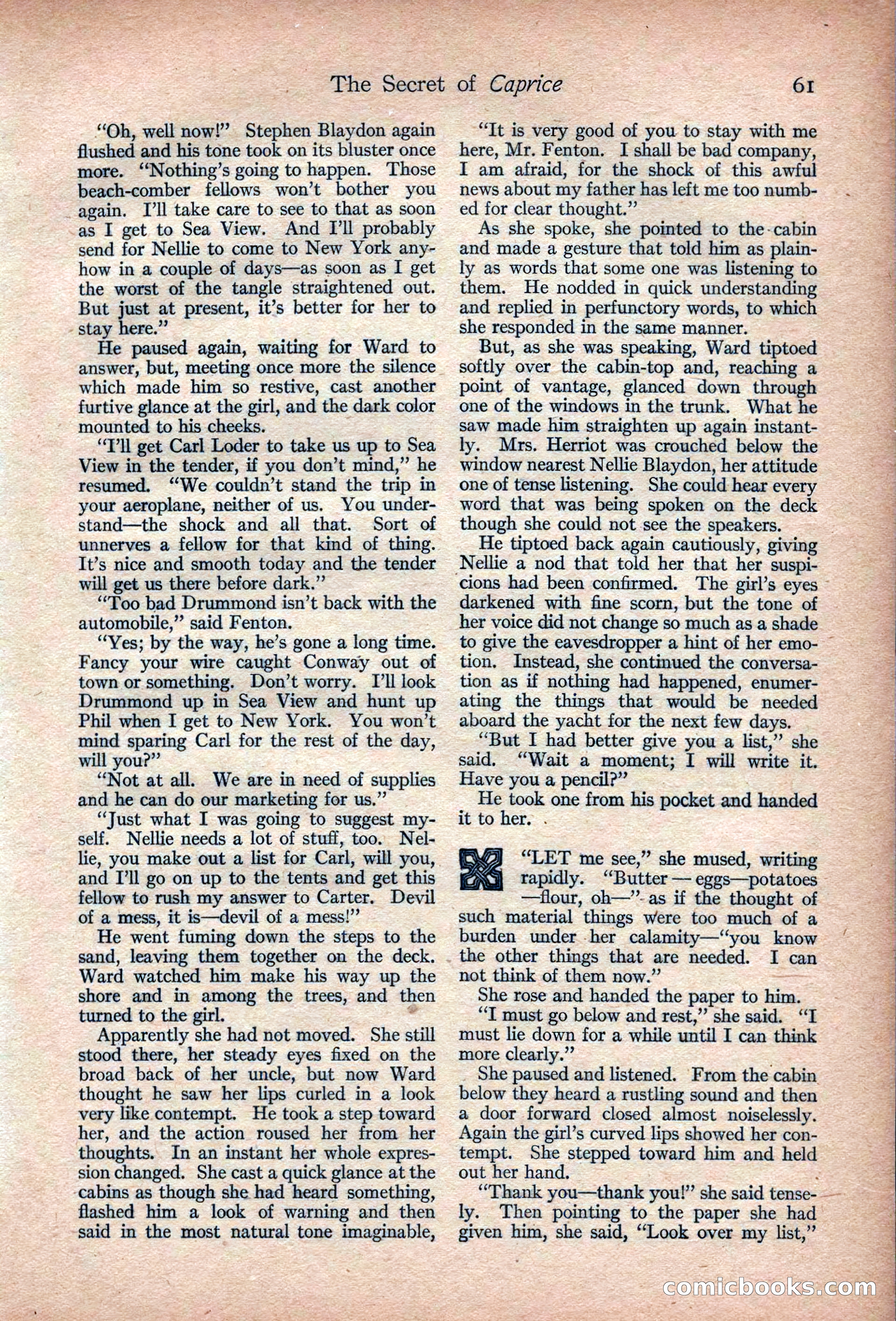 Adventure Magazine, March 1916 — page 63 of 228