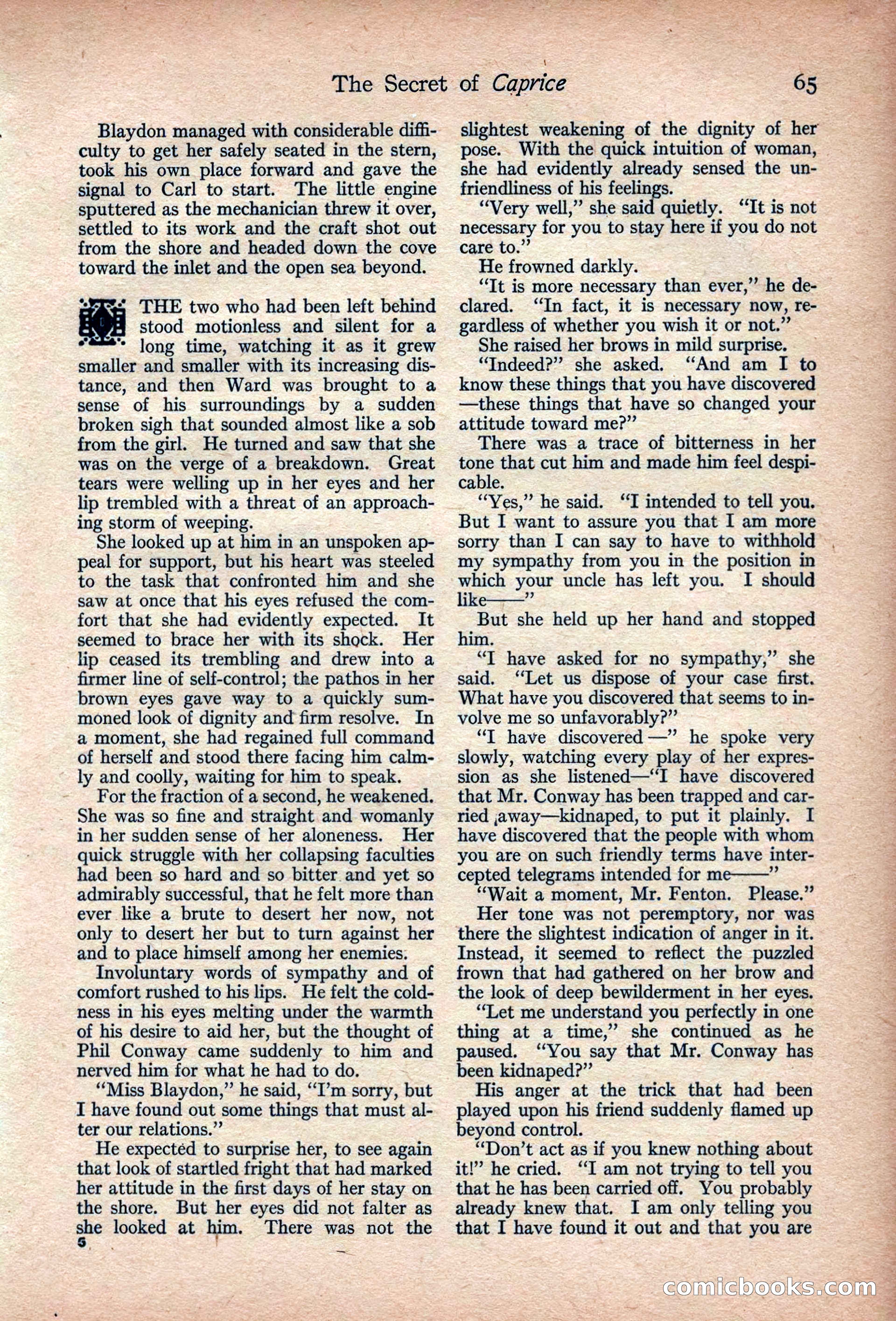 Adventure Magazine, March 1916 — page 67 of 228