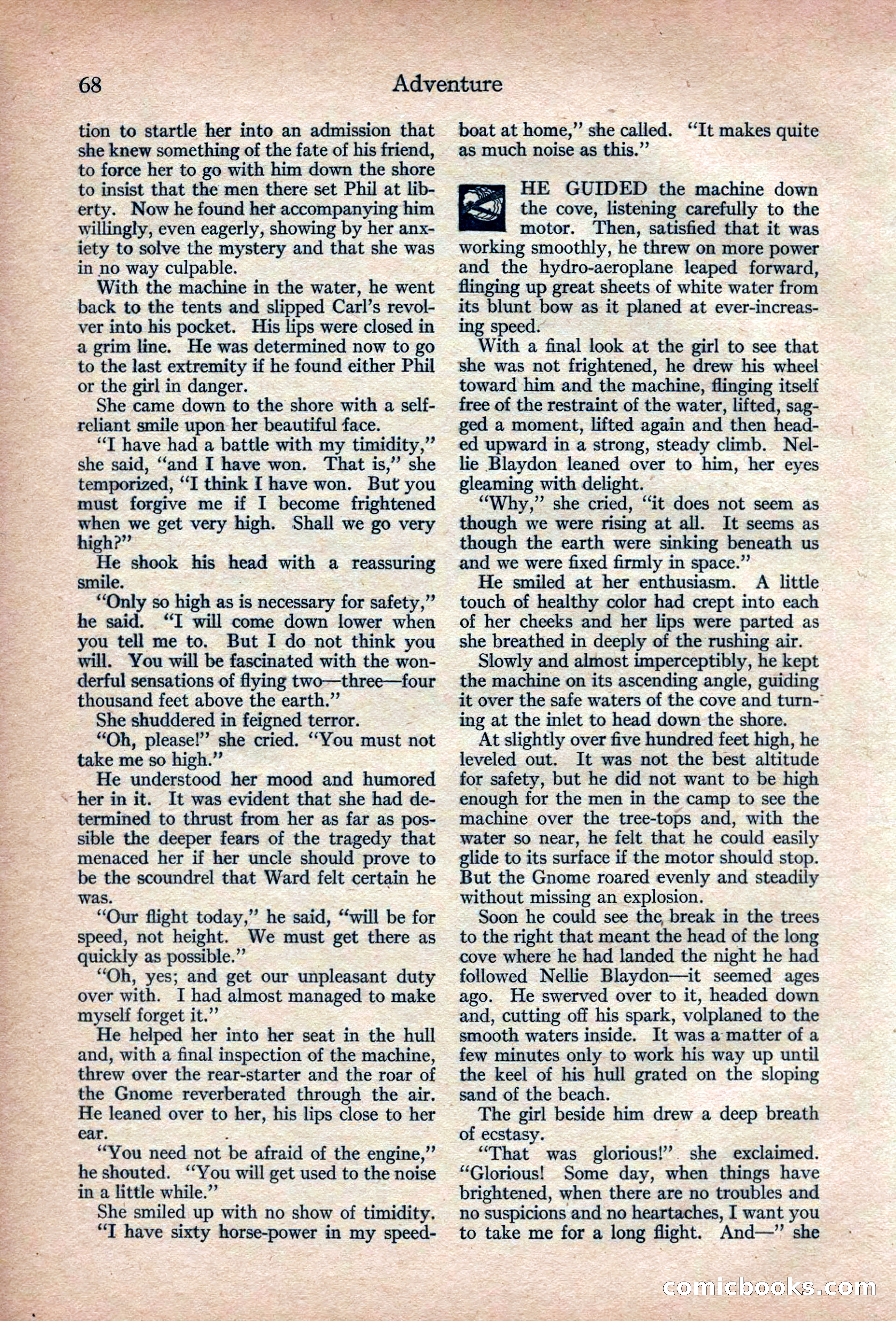Adventure Magazine, March 1916 — page 70 of 228