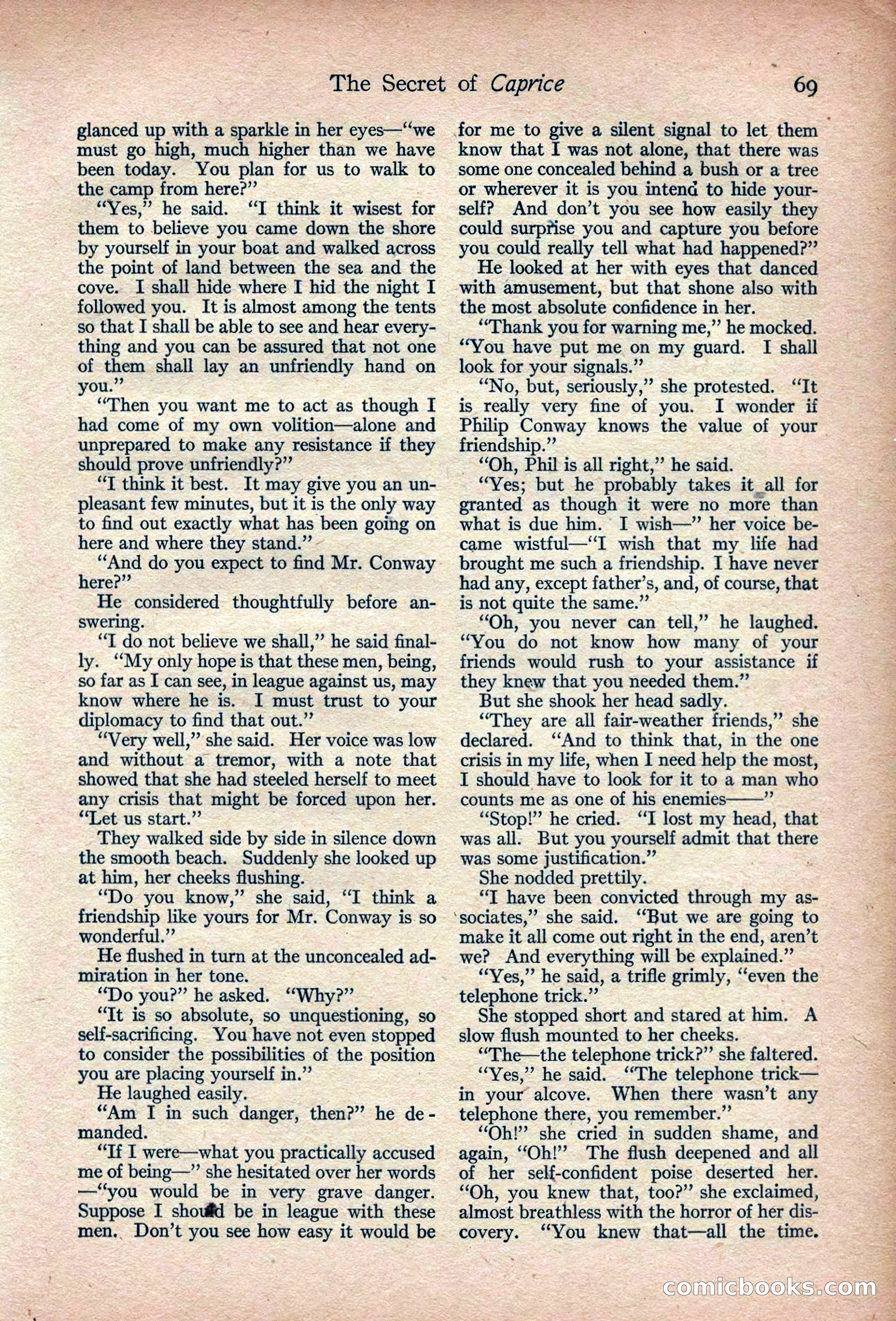 Adventure Magazine, March 1916 — page 71 of 228