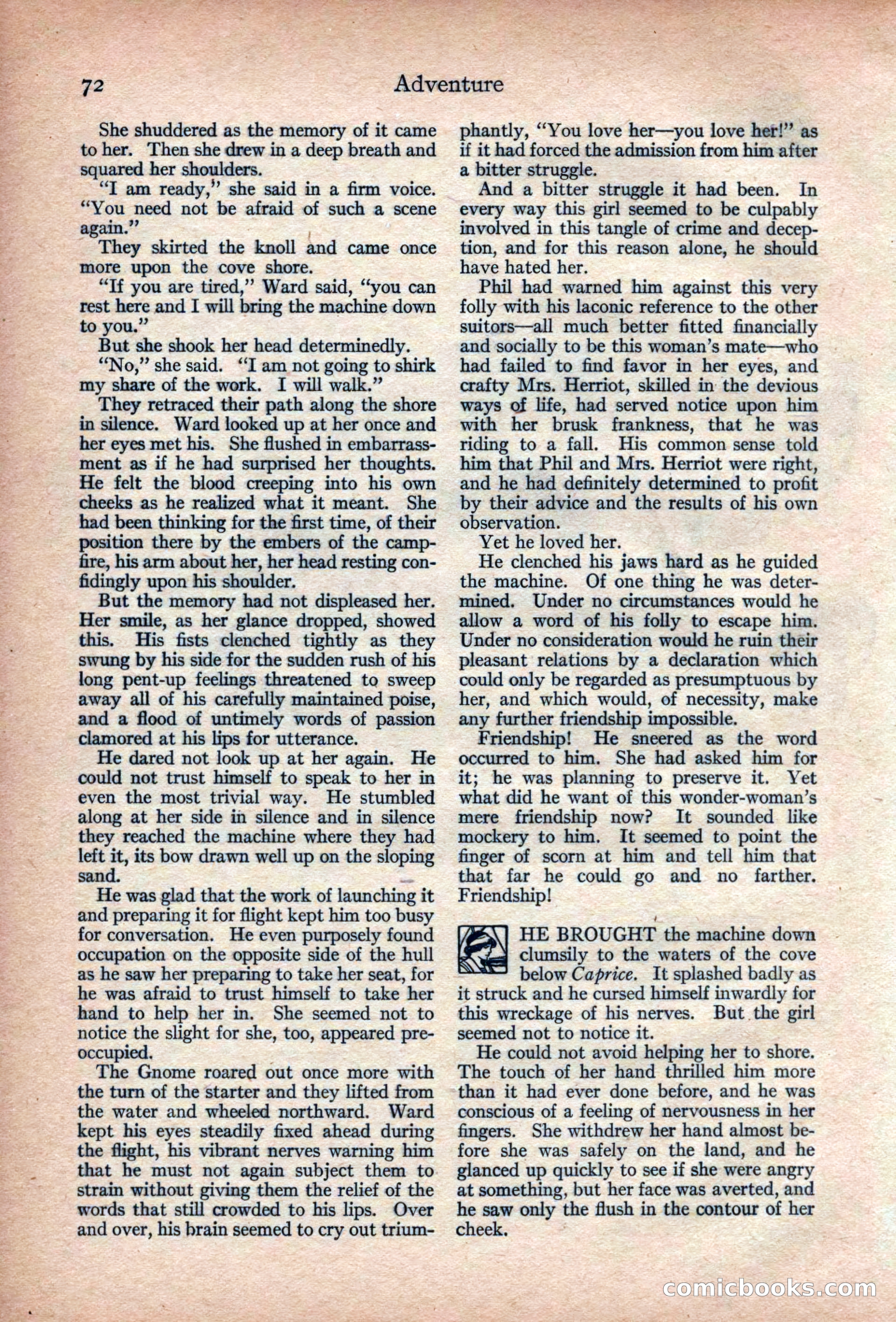 Adventure Magazine, March 1916 — page 74 of 228