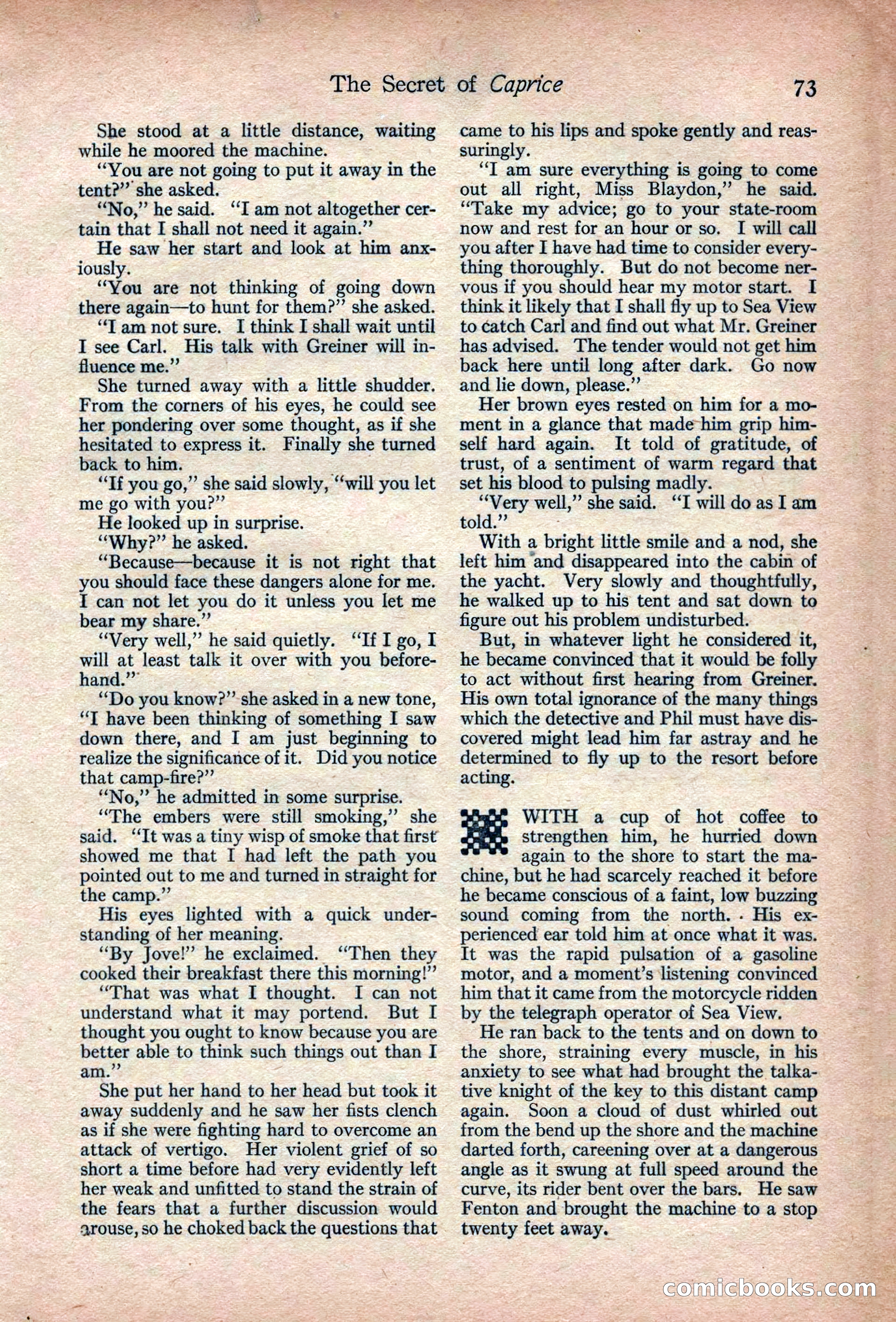 Adventure Magazine, March 1916 — page 75 of 228
