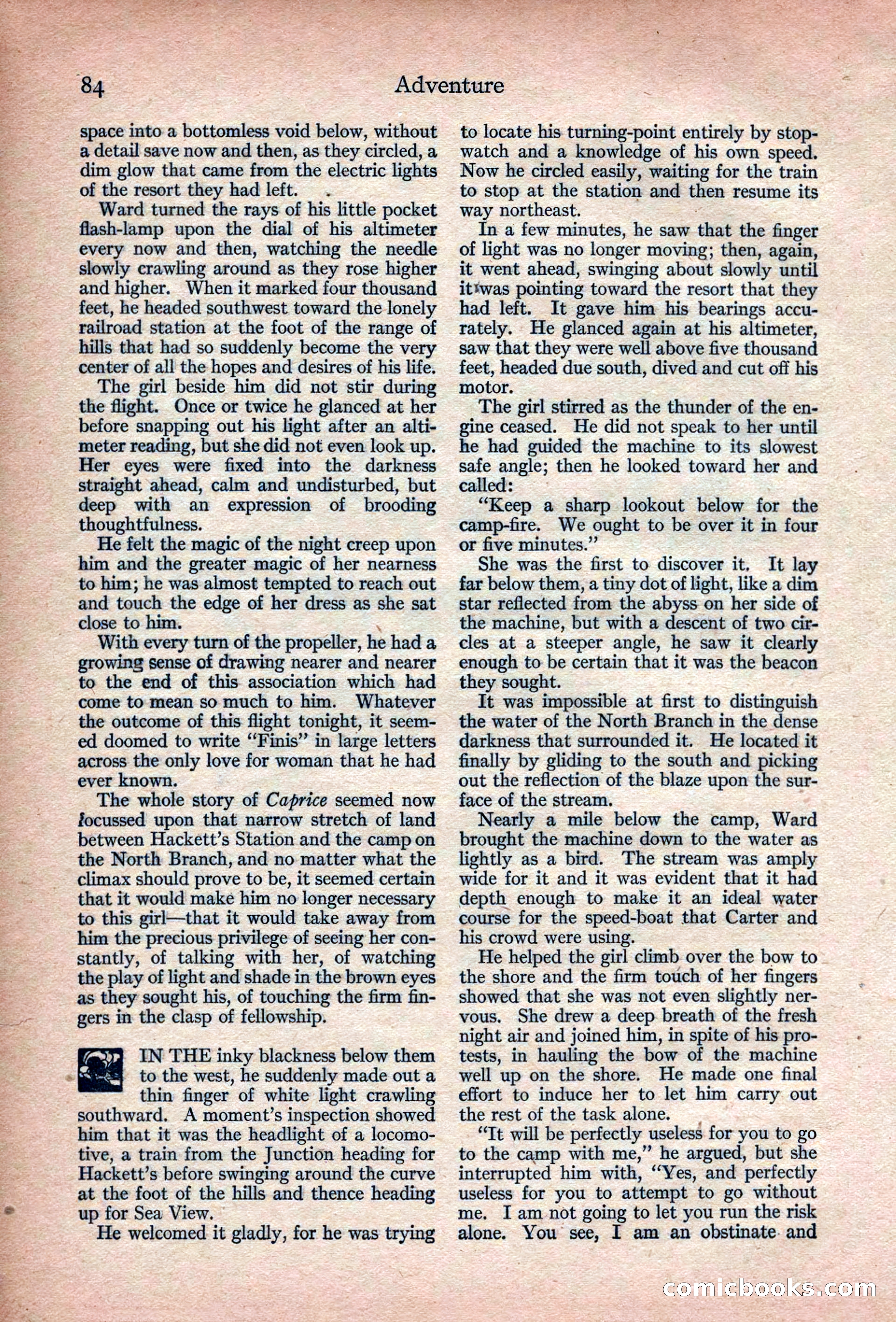 Adventure Magazine, March 1916 — page 86 of 228