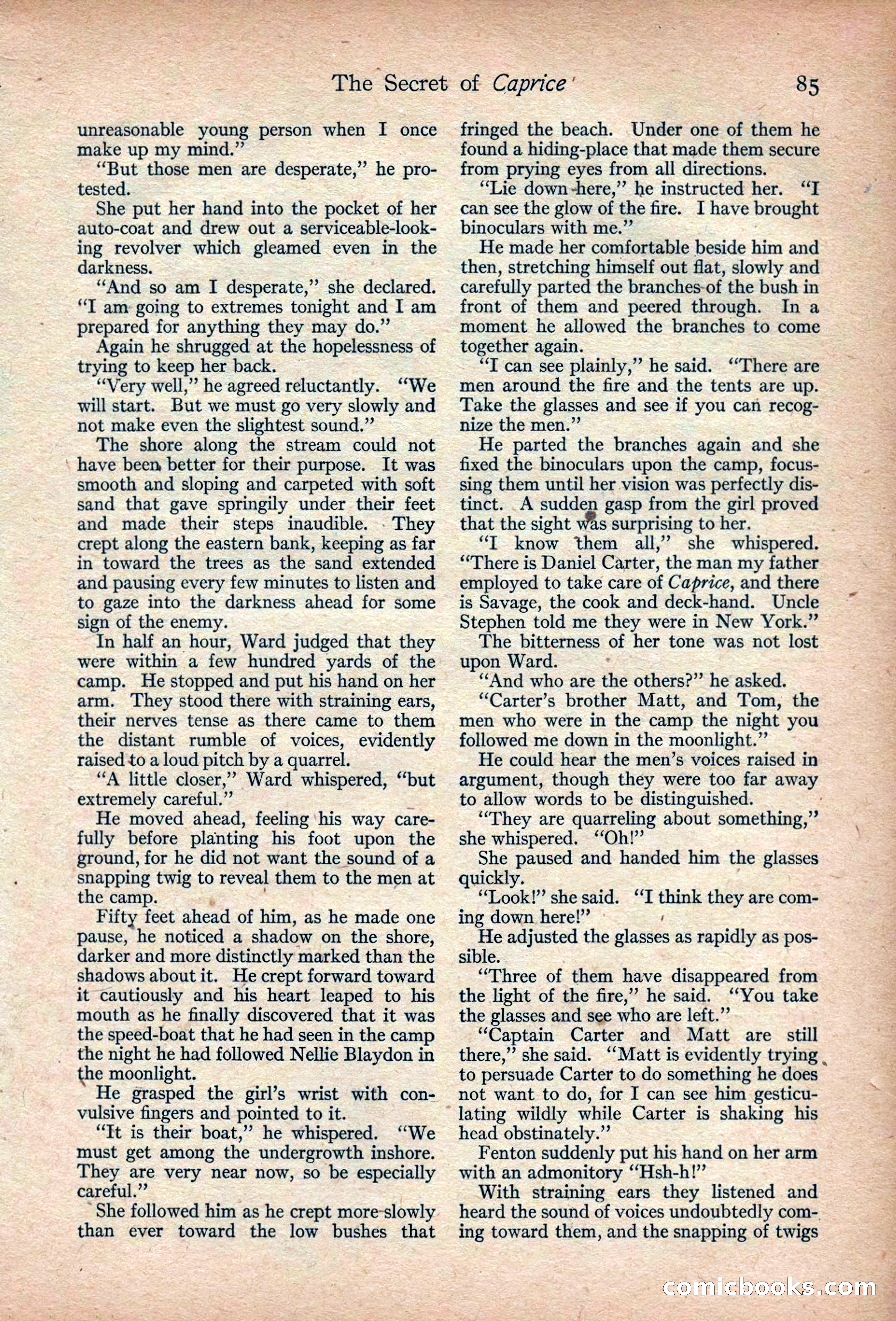 Adventure Magazine, March 1916 — page 87 of 228