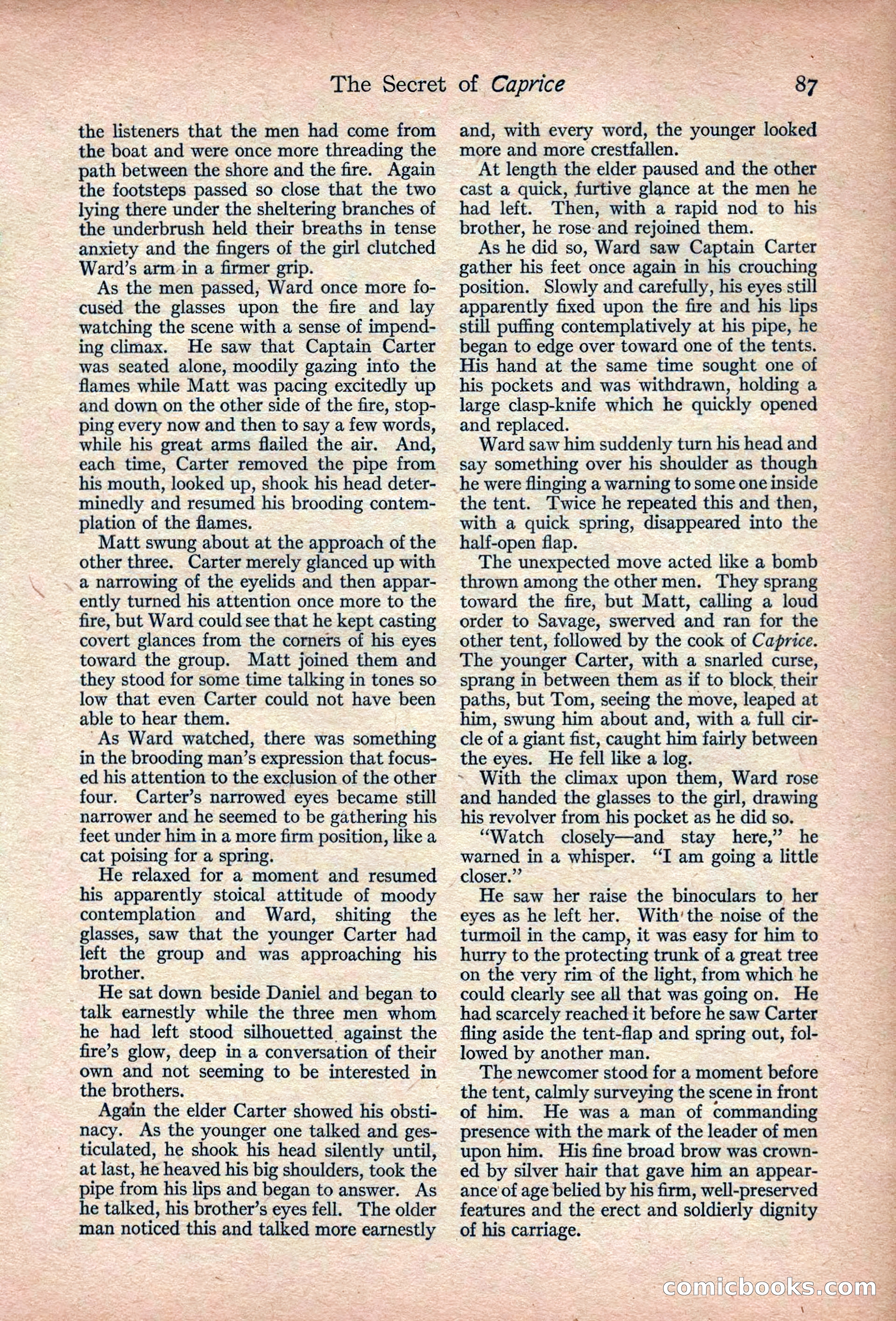 Adventure Magazine, March 1916 — page 89 of 228