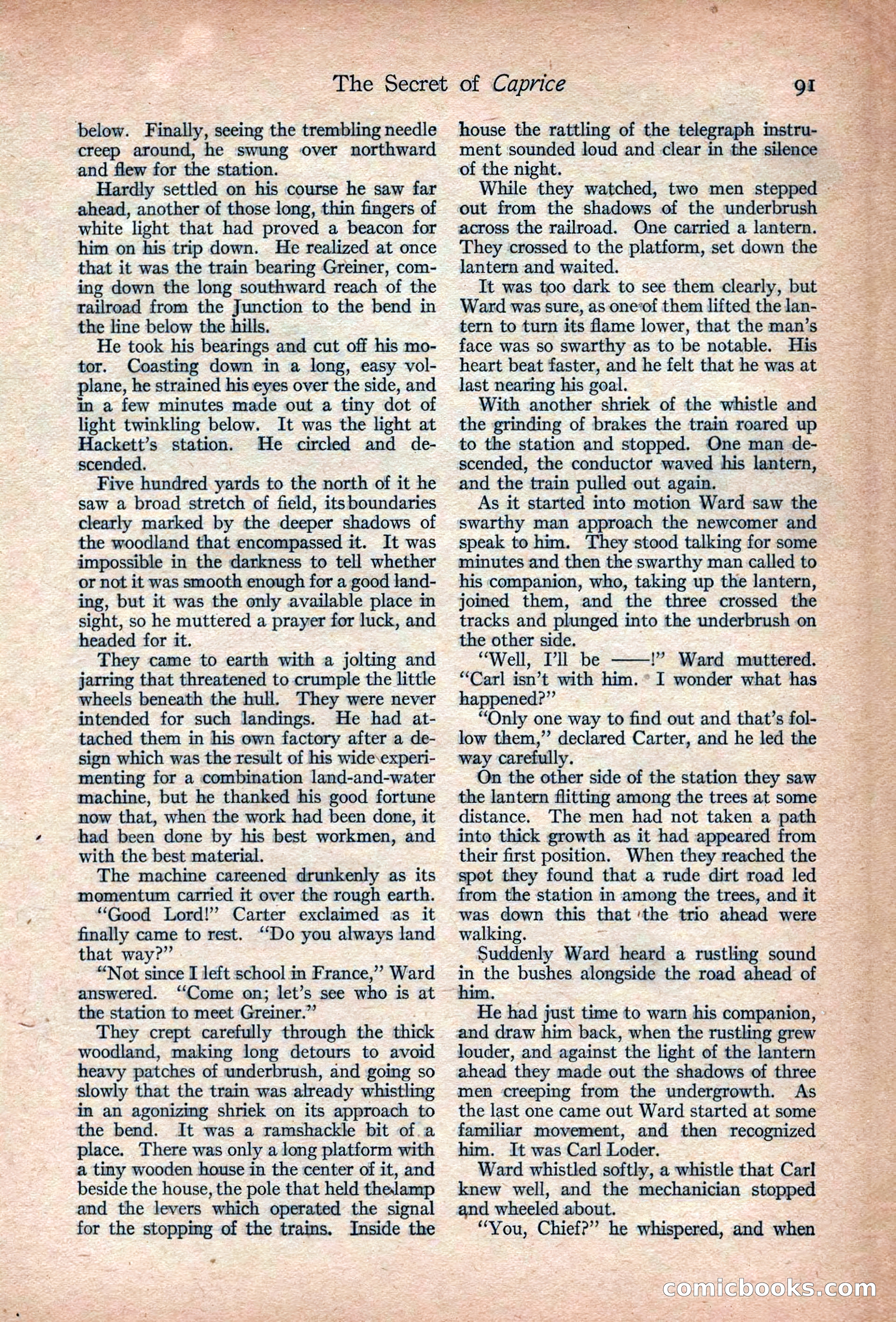 Adventure Magazine, March 1916 — page 93 of 228