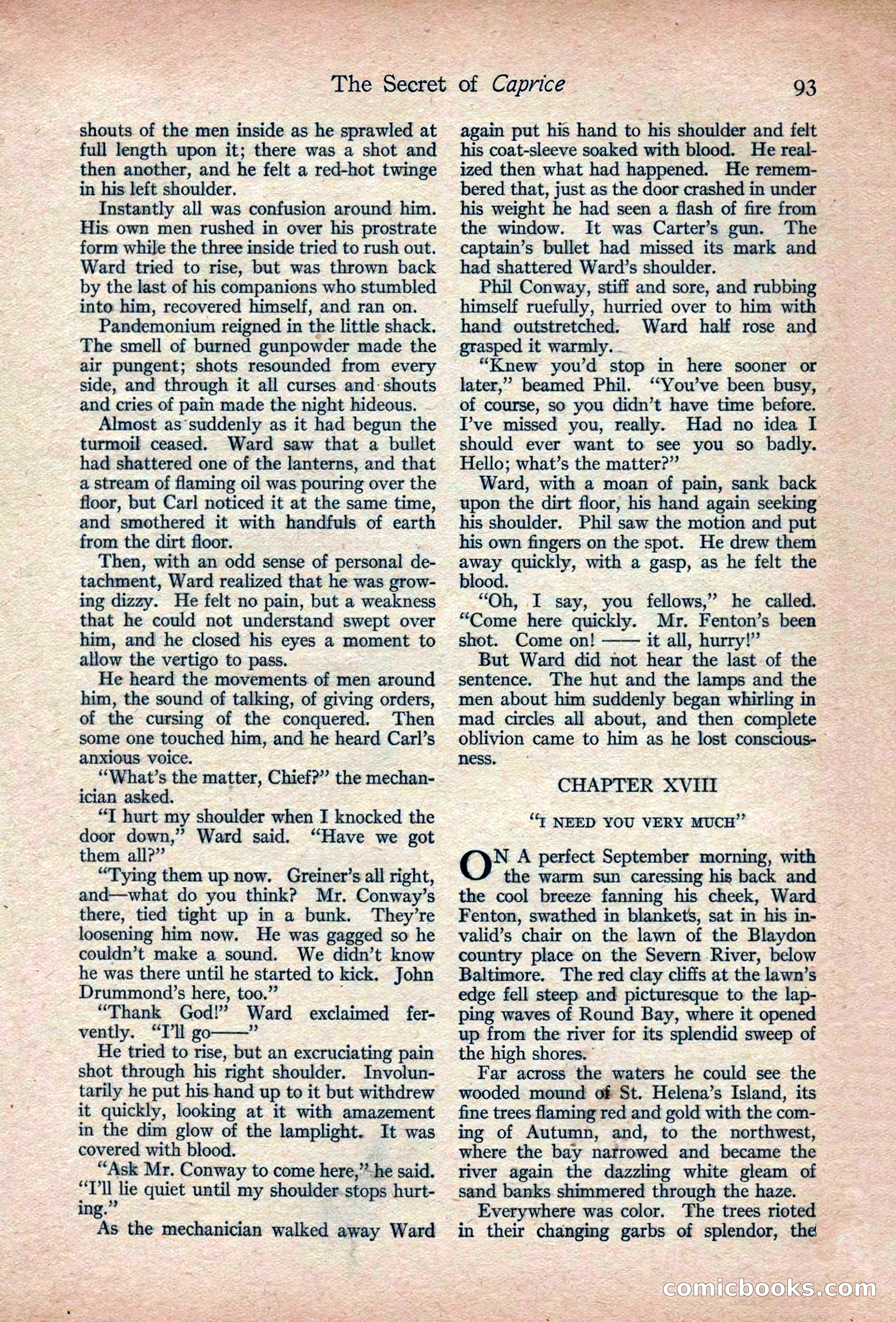 Adventure Magazine, March 1916 — page 95 of 228