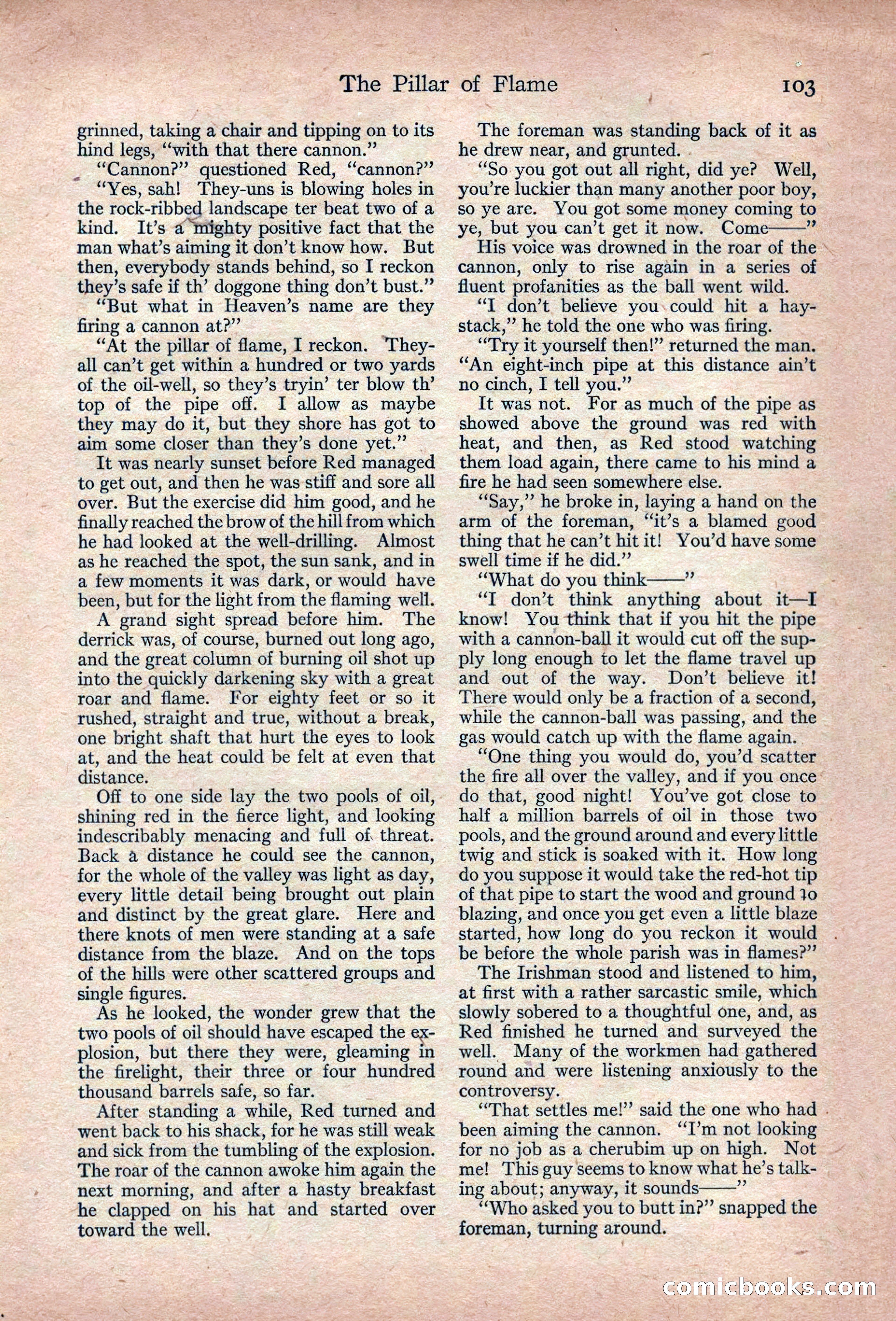 Adventure Magazine, March 1916 — page 105 of 228