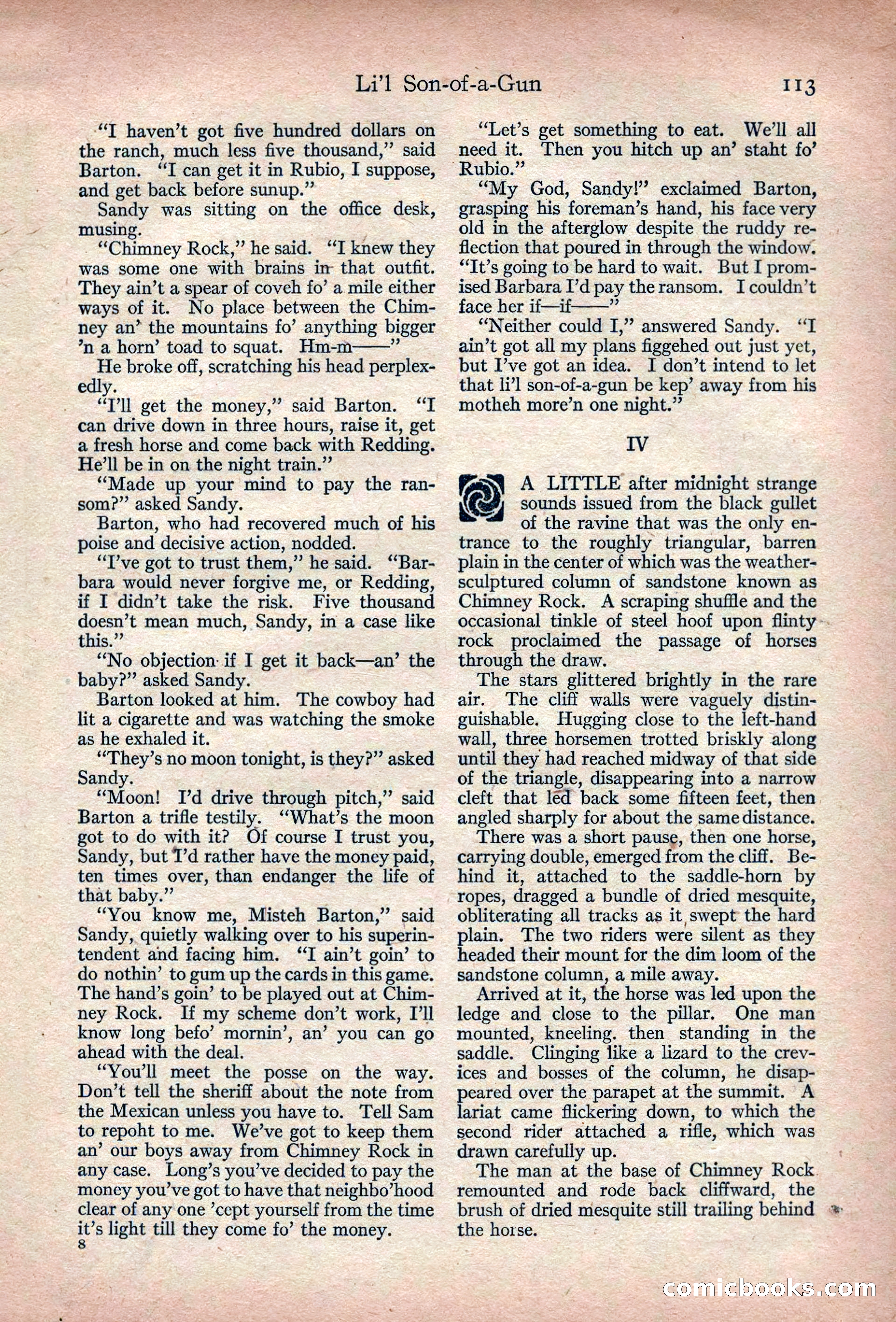 Adventure Magazine, March 1916 — page 115 of 228
