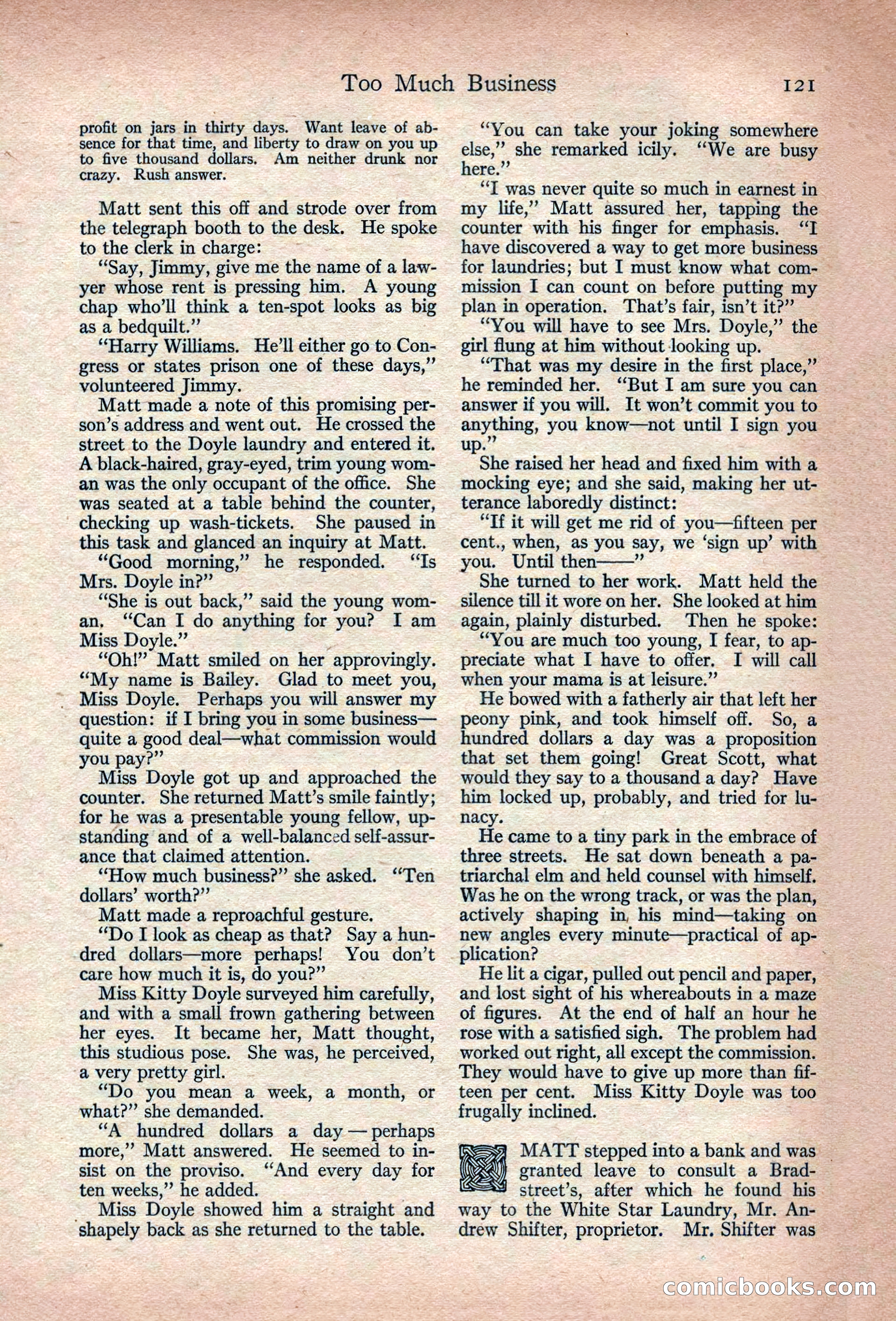 Adventure Magazine, March 1916 — page 123 of 228