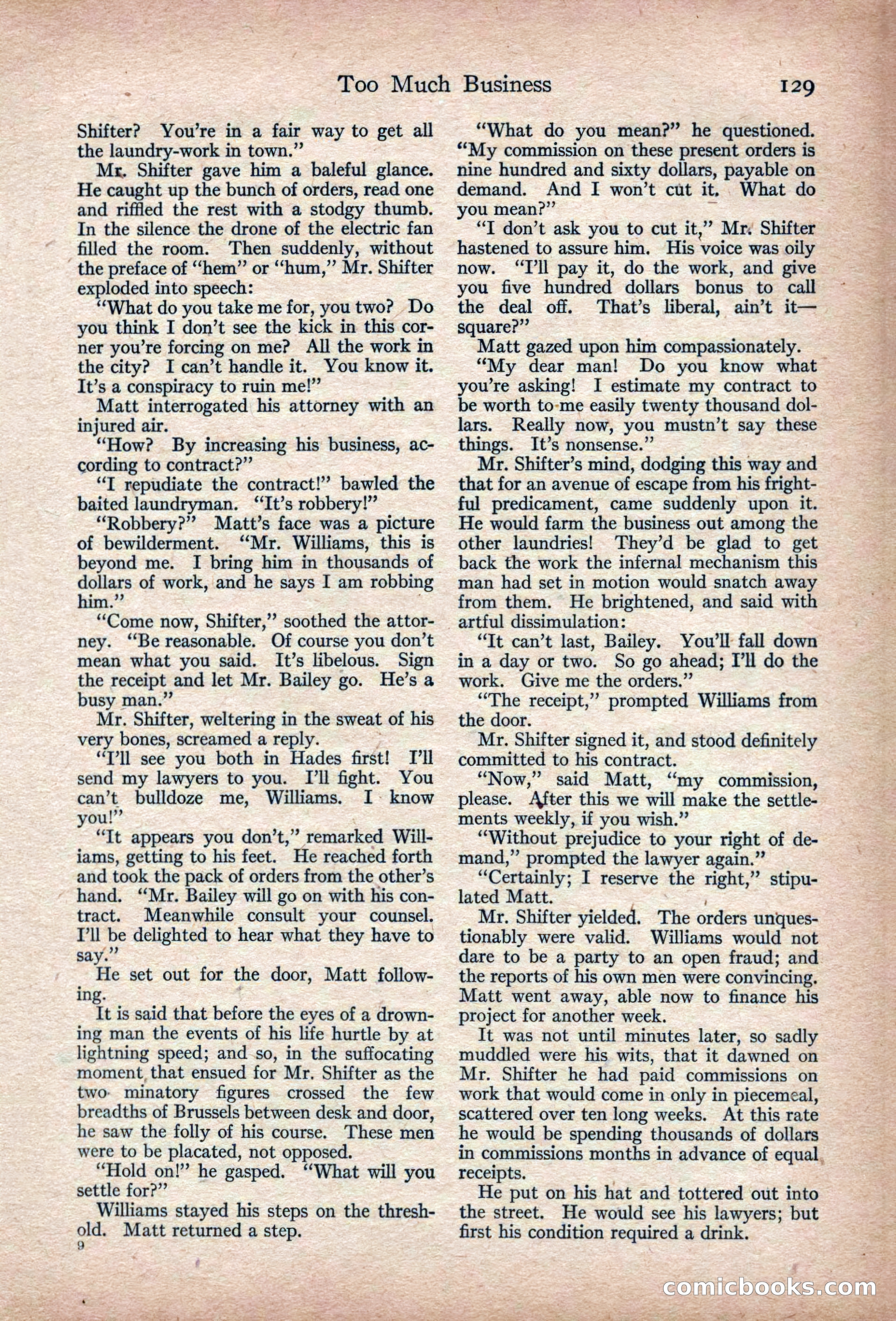 Adventure Magazine, March 1916 — page 131 of 228