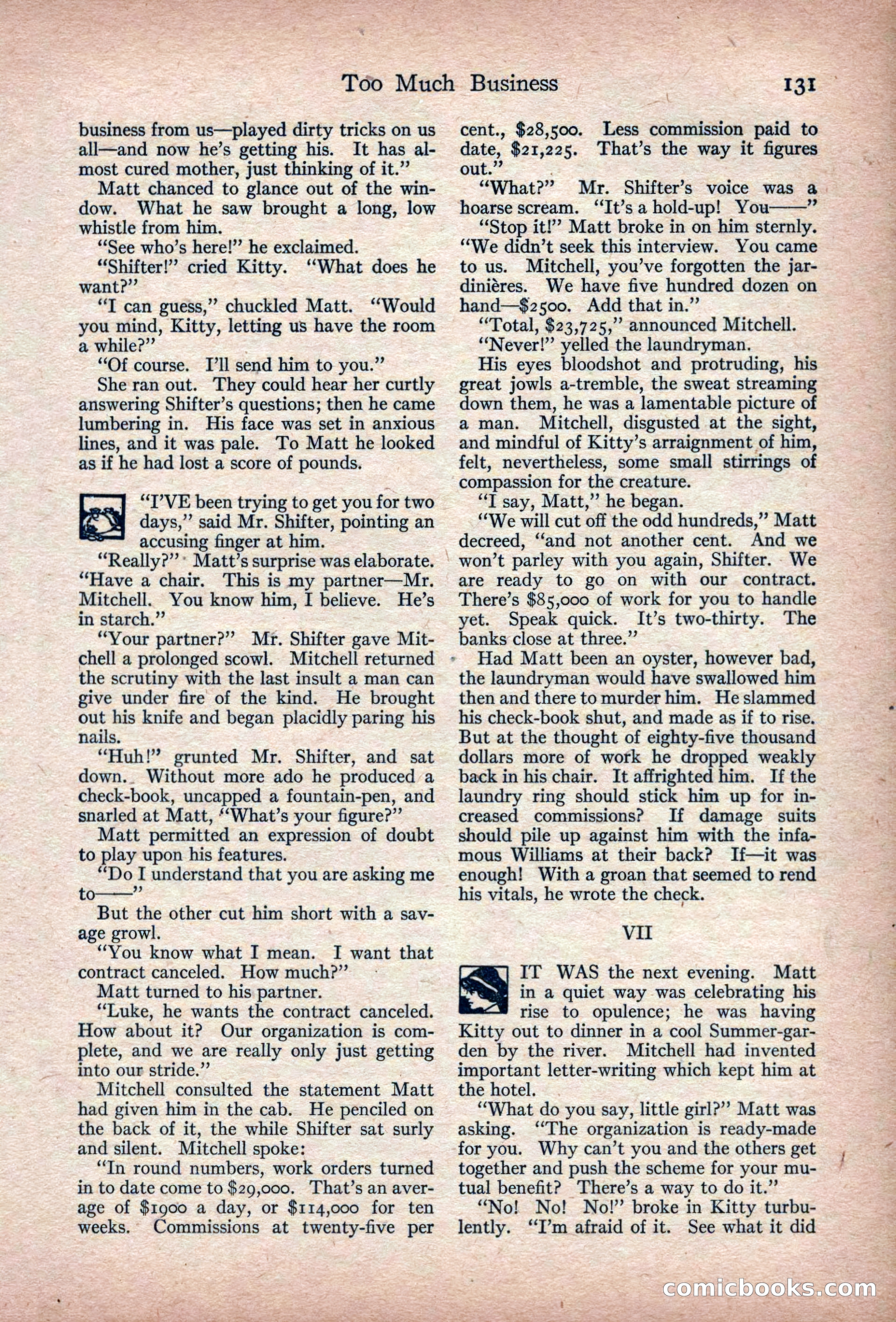 Adventure Magazine, March 1916 — page 133 of 228