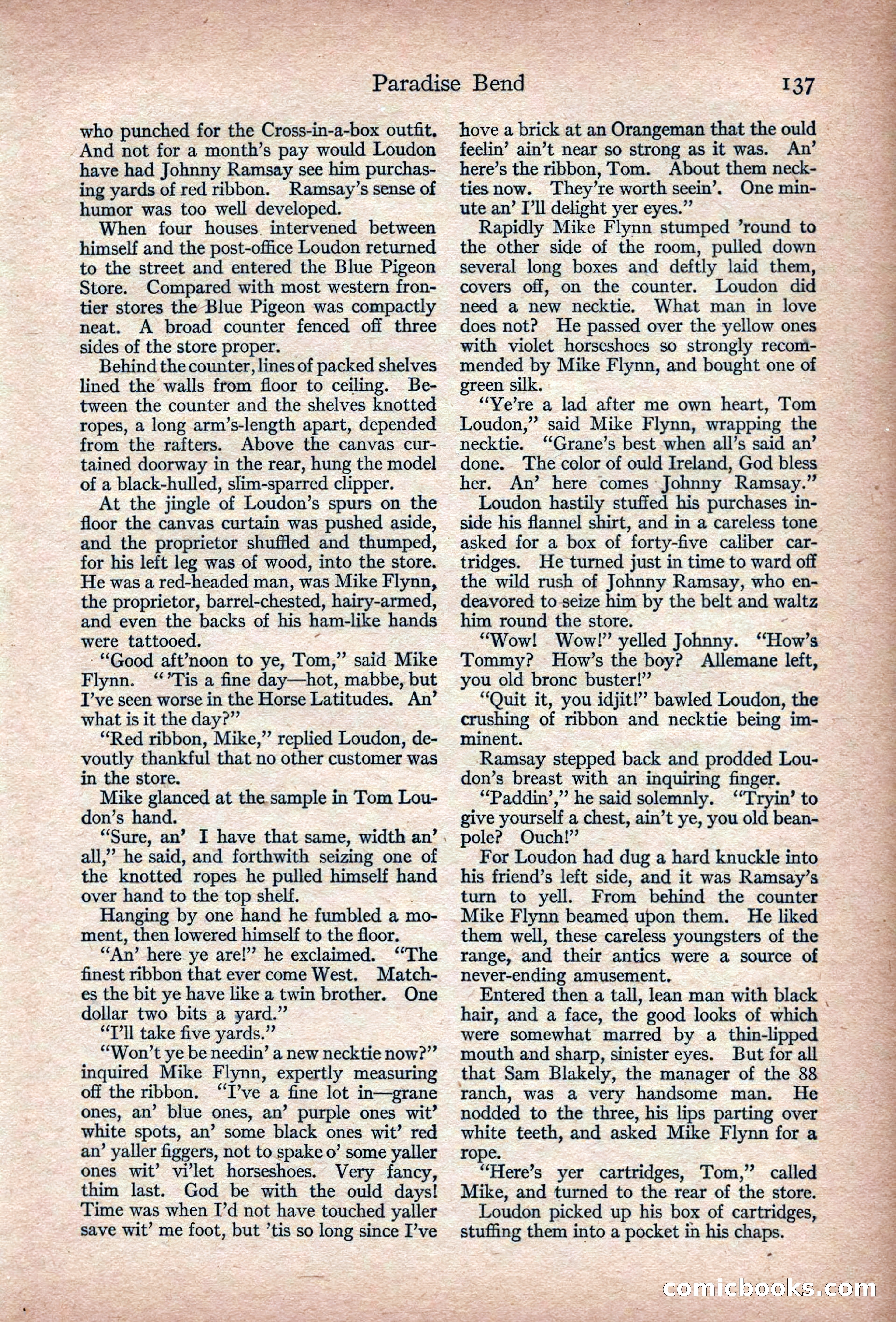 Adventure Magazine, March 1916 — page 139 of 228