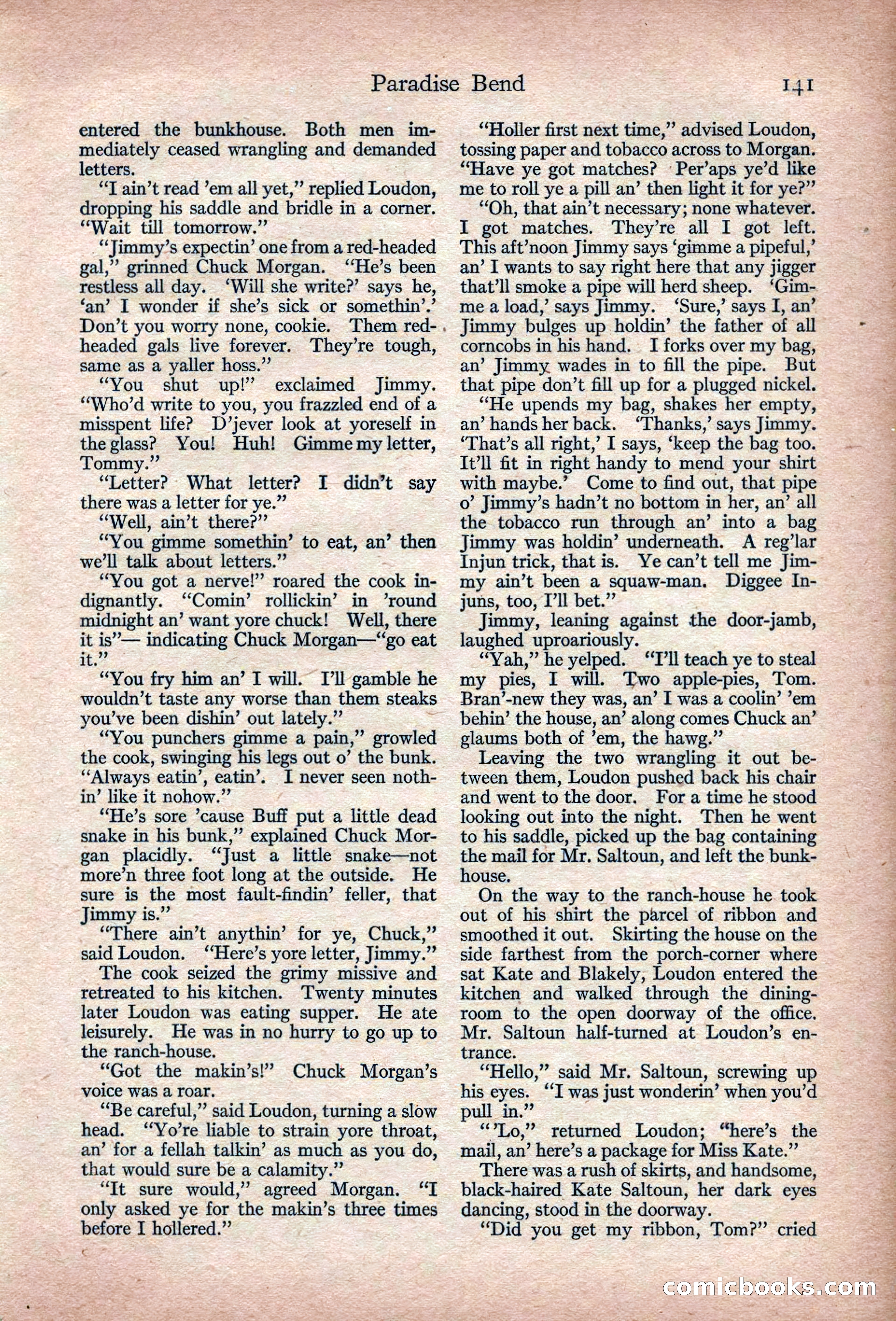 Adventure Magazine, March 1916 — page 143 of 228