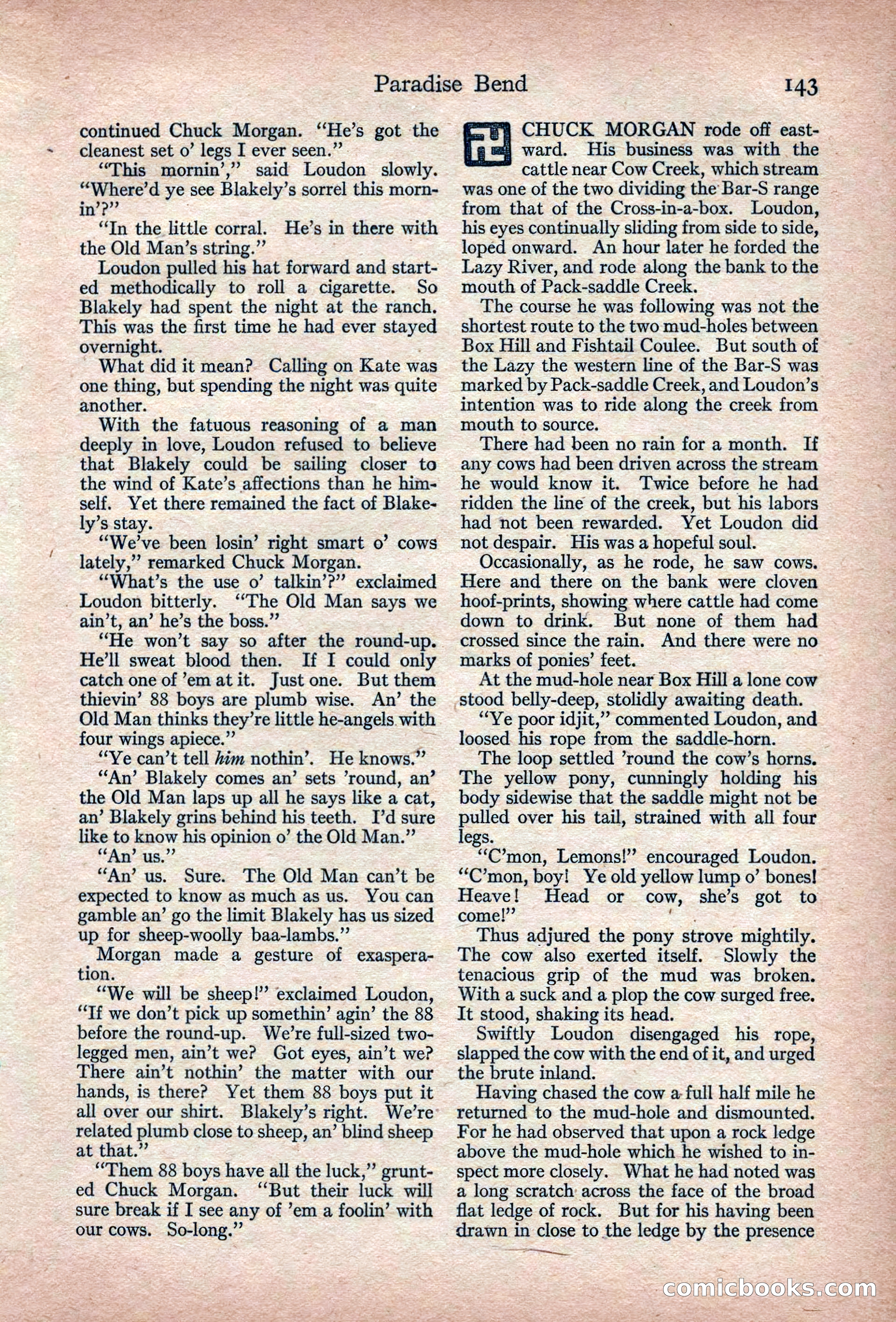 Adventure Magazine, March 1916 — page 145 of 228