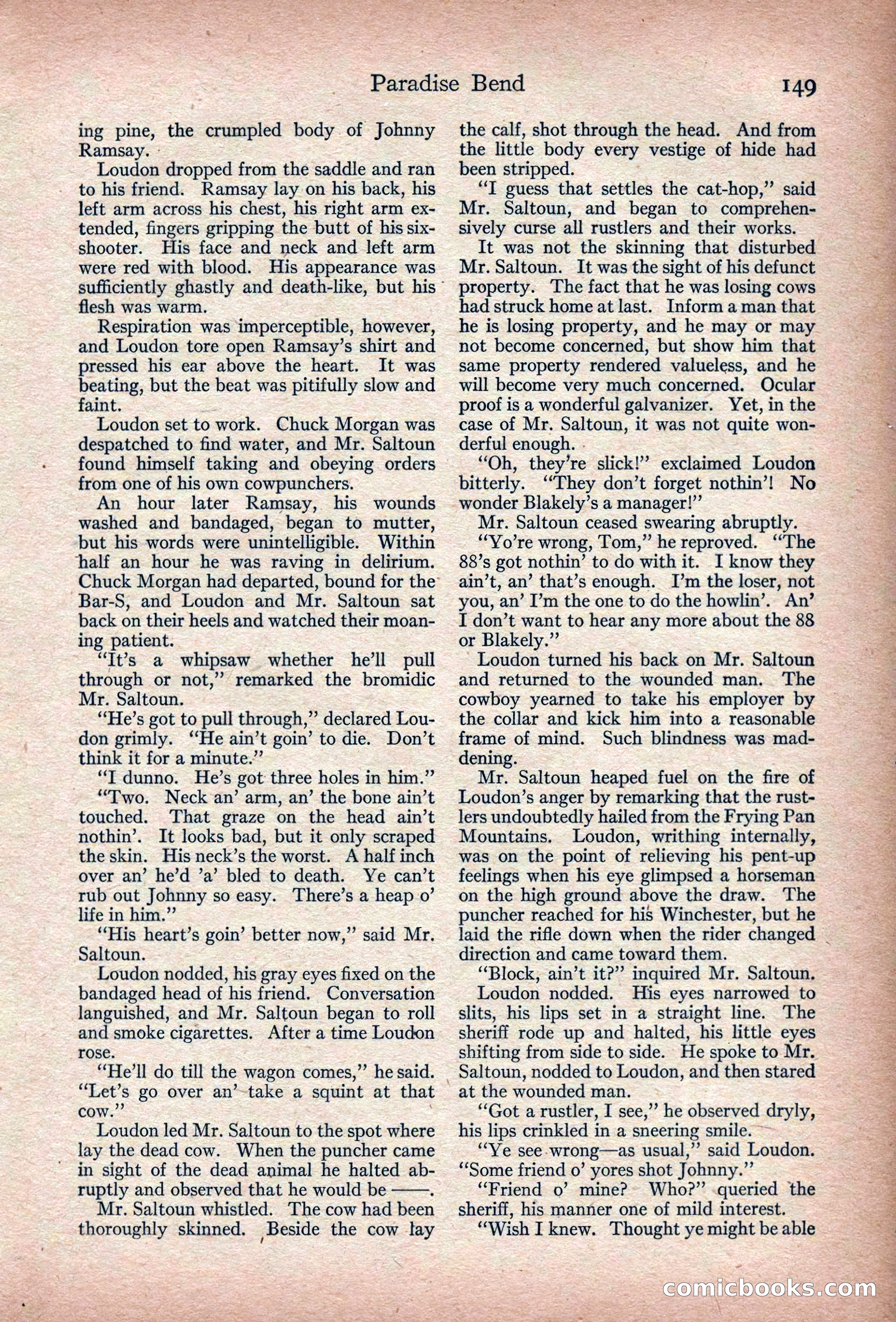 Adventure Magazine, March 1916 — page 151 of 228