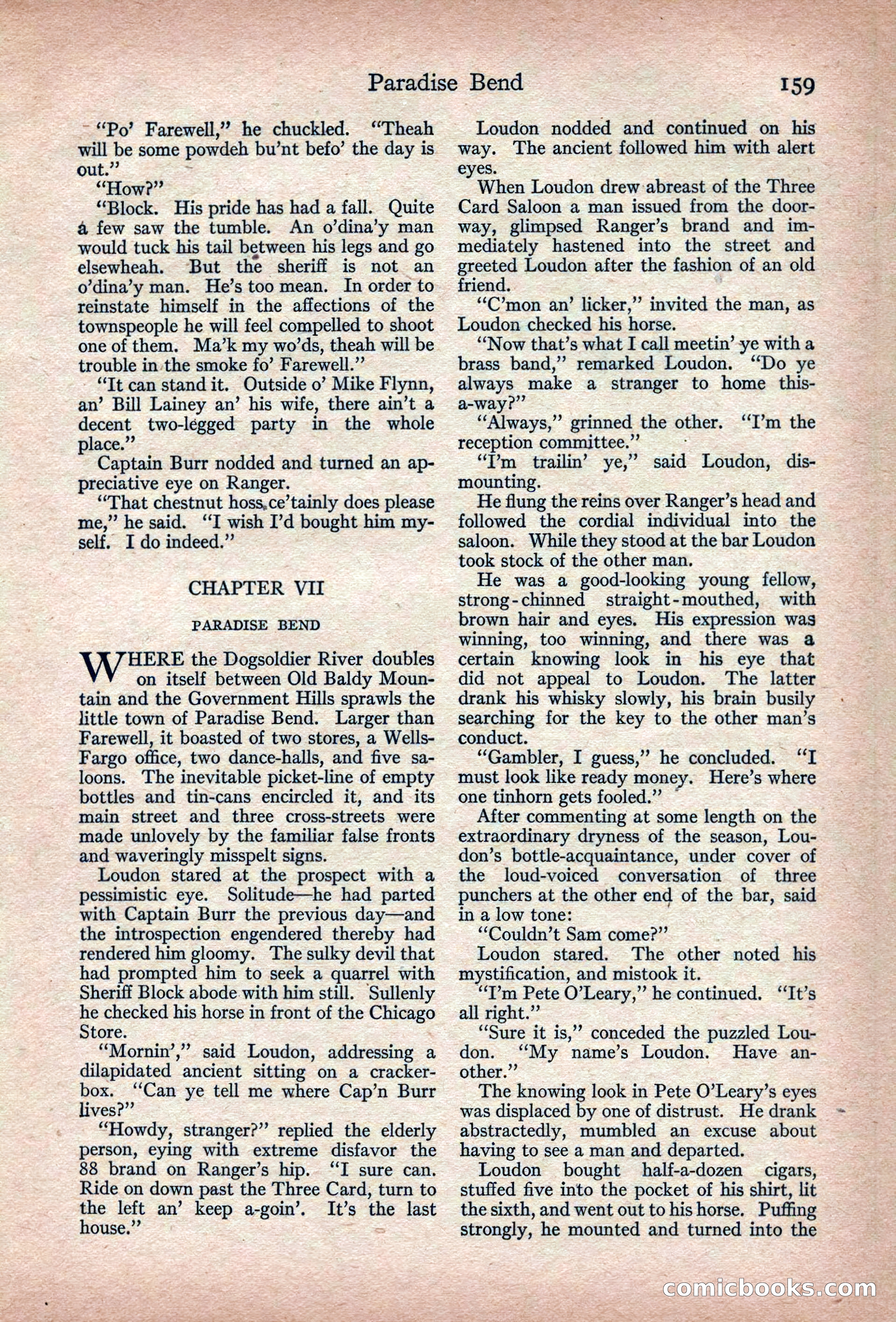 Adventure Magazine, March 1916 — page 161 of 228